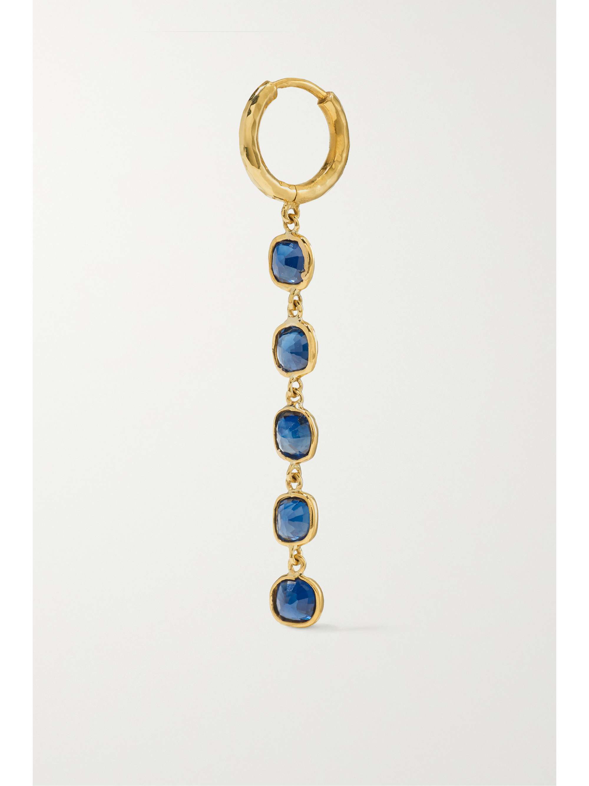 OCTAVIA ELIZABETH + NET SUSTAIN Micro Gabby 18-karat recycled gold sapphire earrings