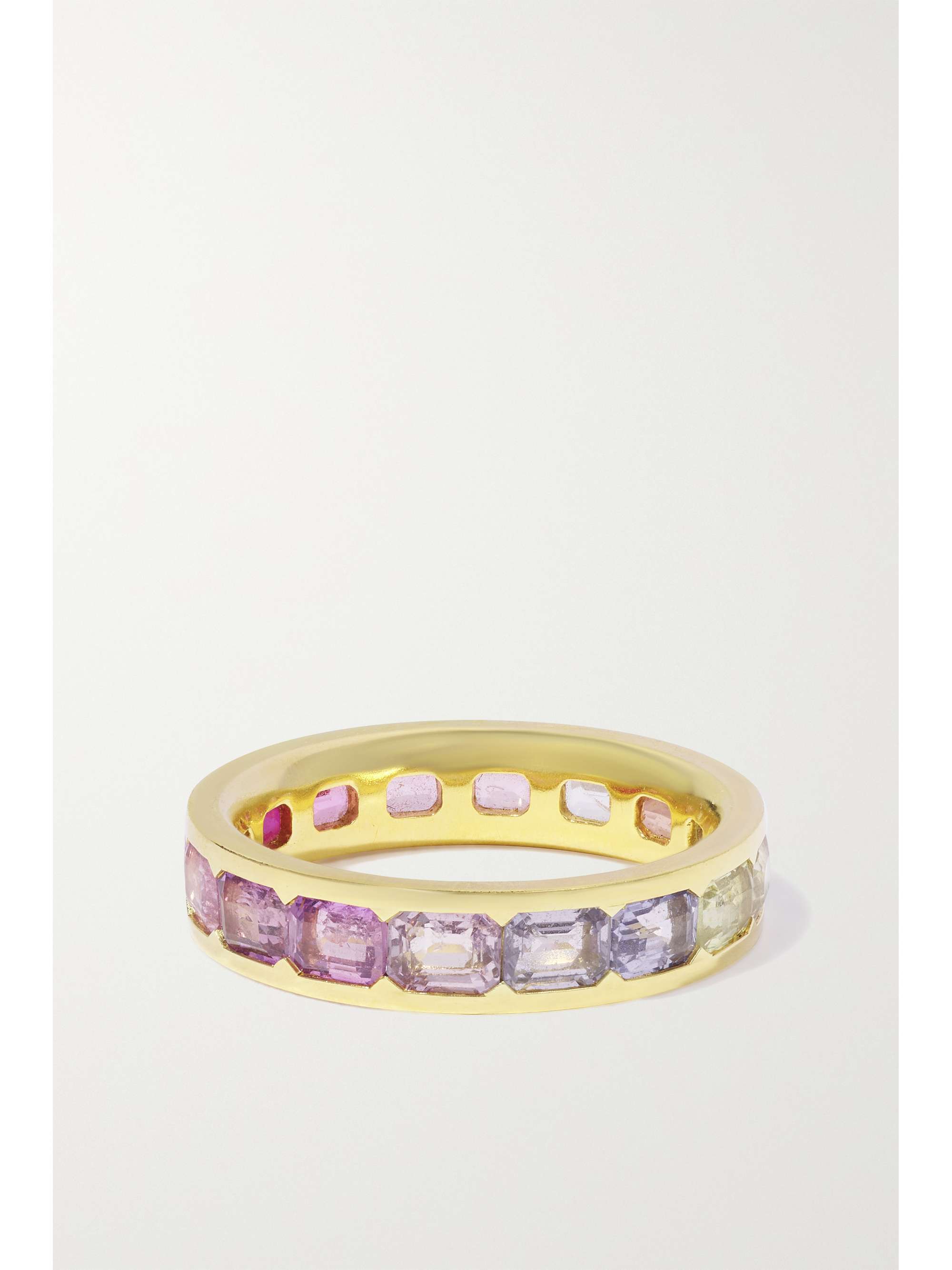 OCTAVIA ELIZABETH Alice 18-karat recycled-gold sapphire eternity ring