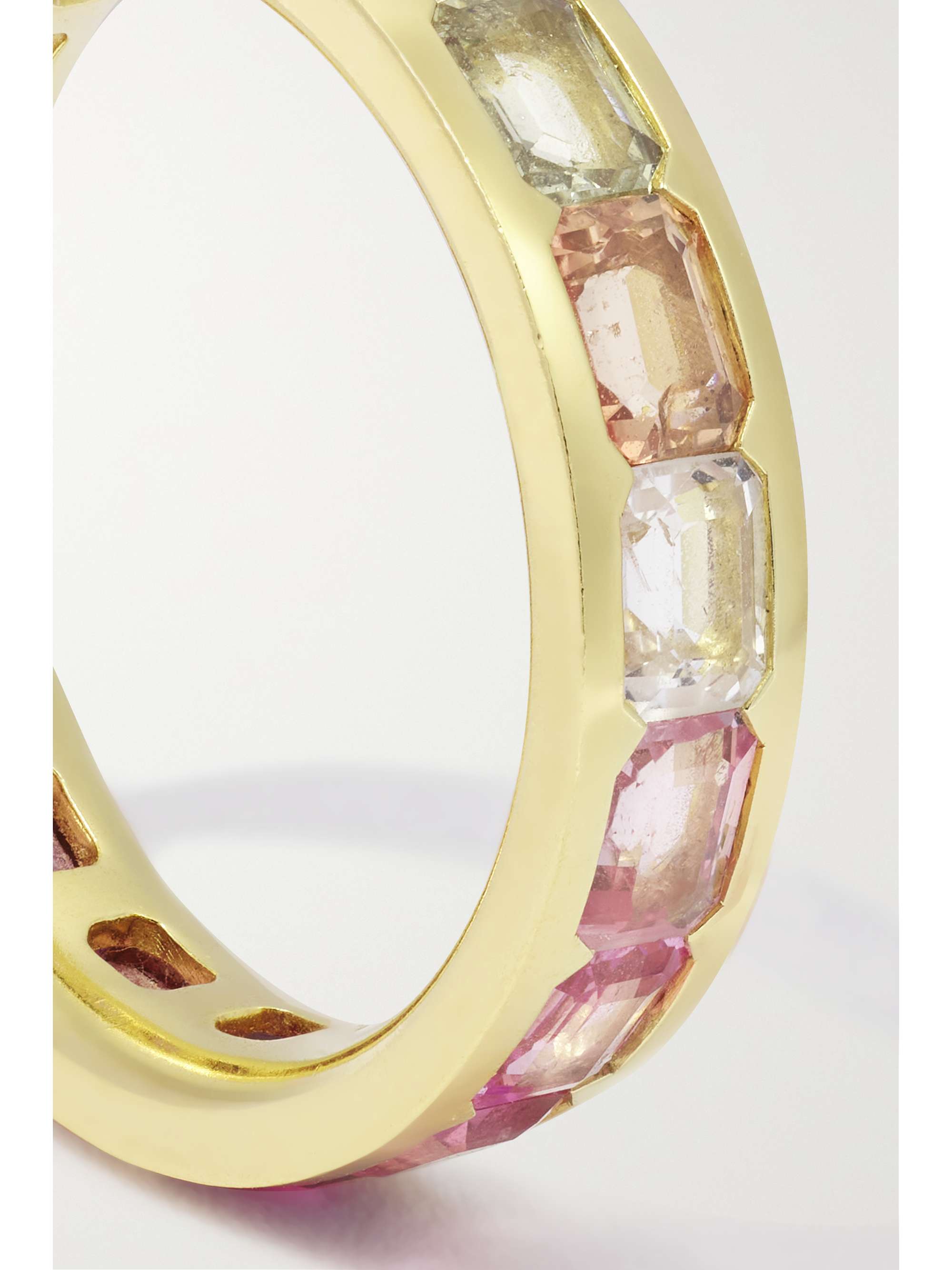 OCTAVIA ELIZABETH Alice 18-karat recycled-gold sapphire eternity ring