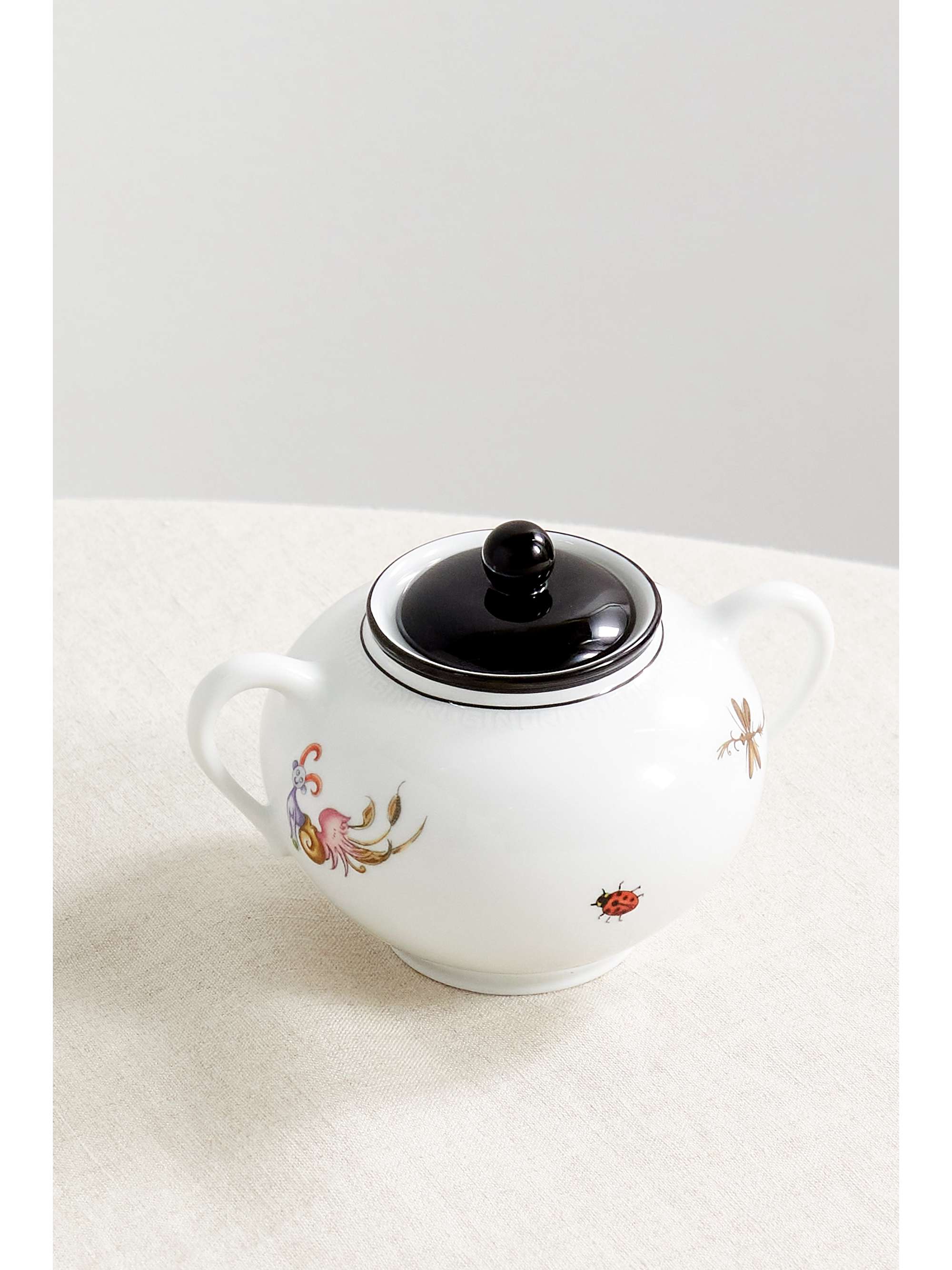 GINORI 1735 Arcadia porcelain sugar bowl