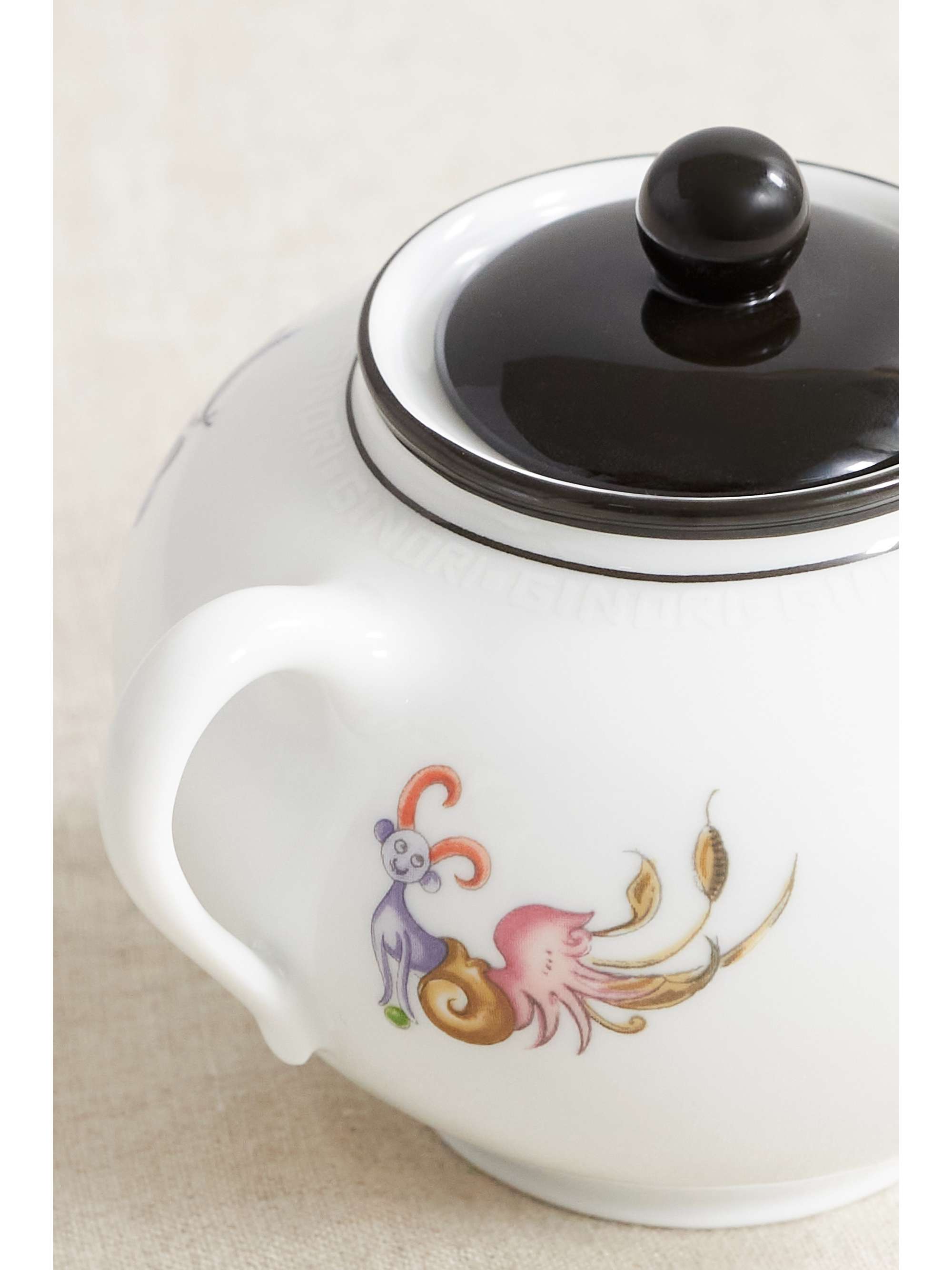 GINORI 1735 Arcadia porcelain sugar bowl
