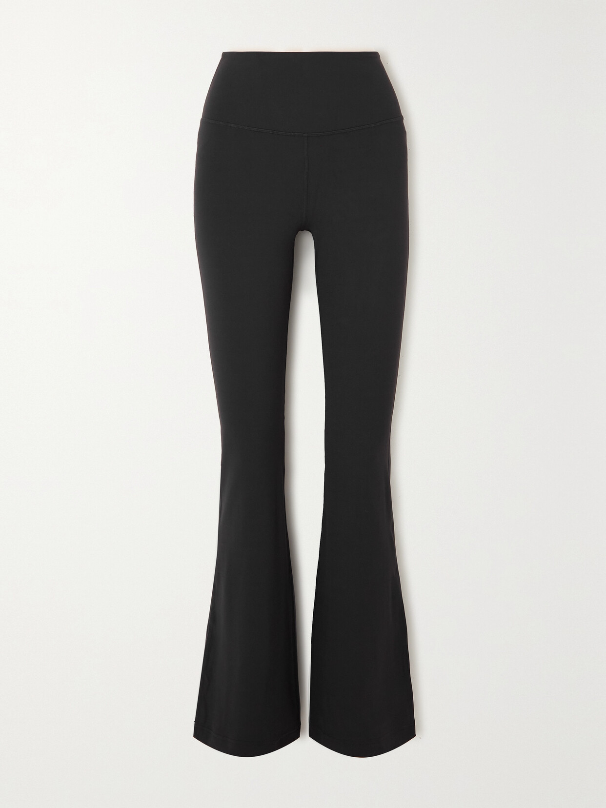 Lululemon Groove Super-high-rise Flared Pants Nulu In Black