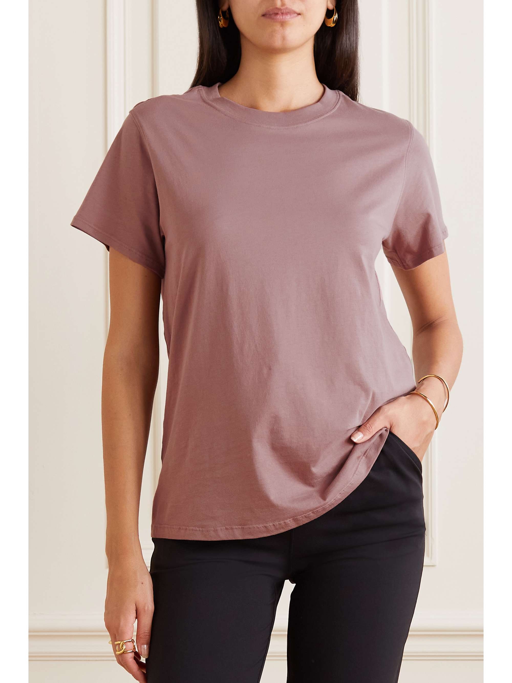 LULULEMON All Yours Pima cottonjersey Tshirt NETAPORTER