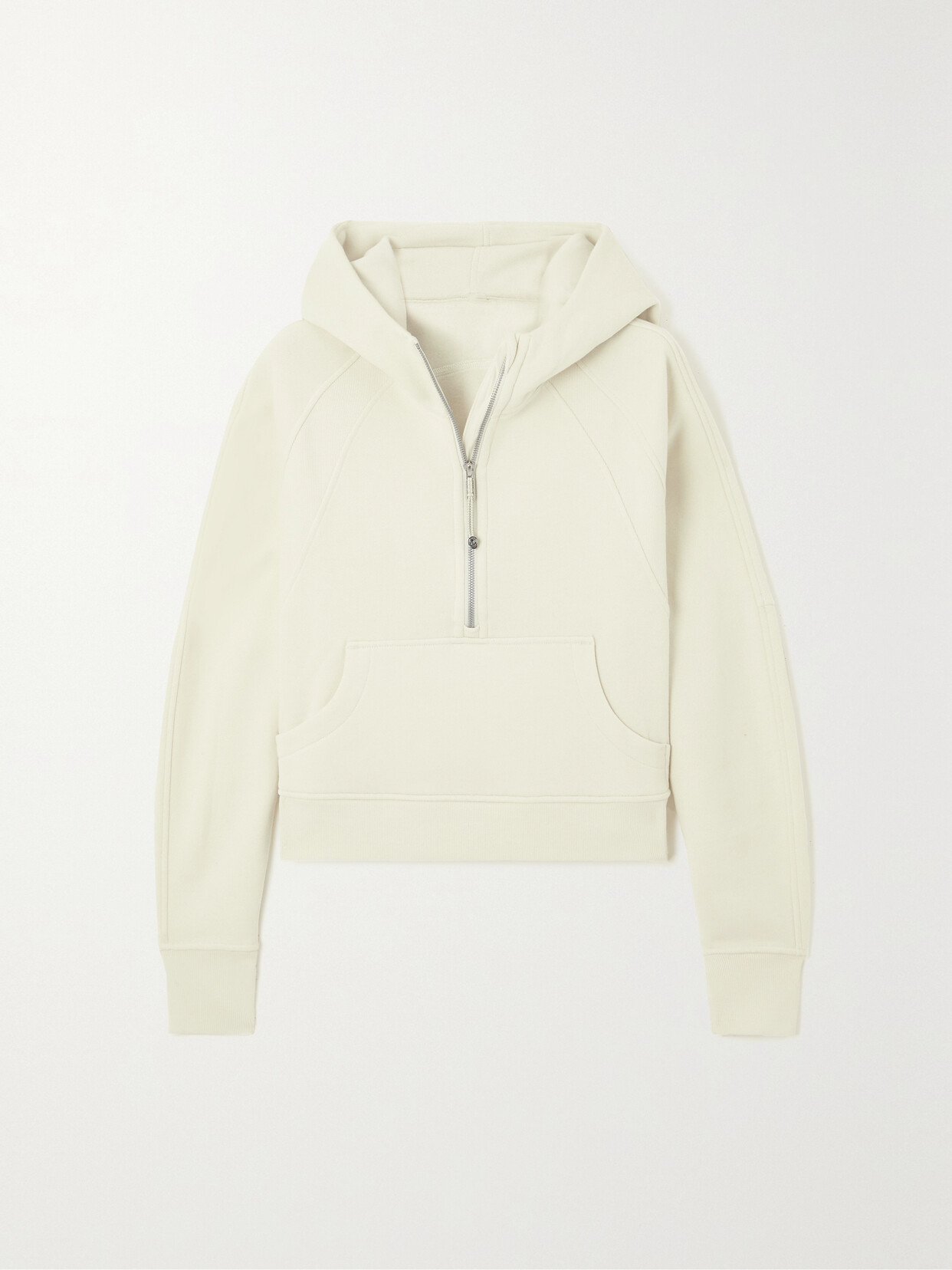 lululemon - Scuba Half-zip Cotton-blend Hoodie - Off-white