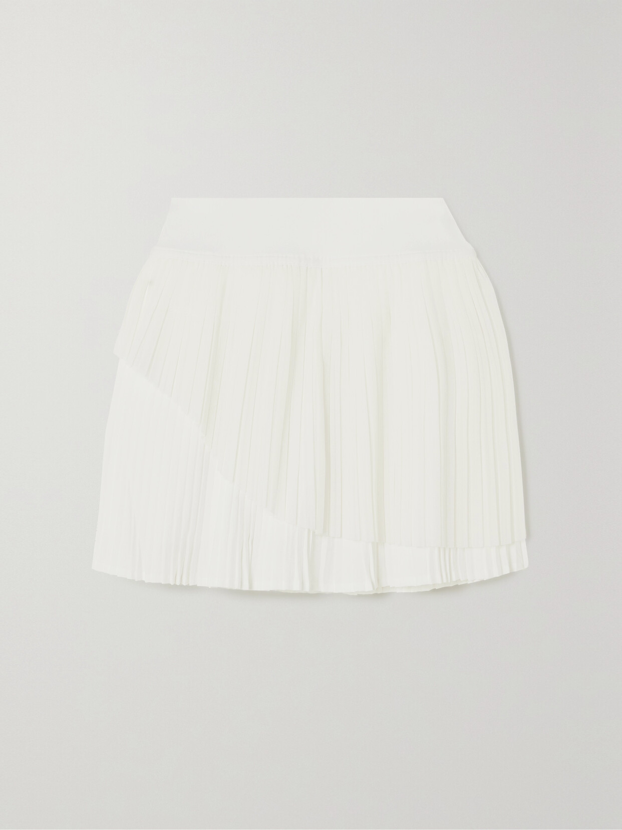 Lululemon Mesh Pleats Mid-rise Mini Tennis Skirt In White