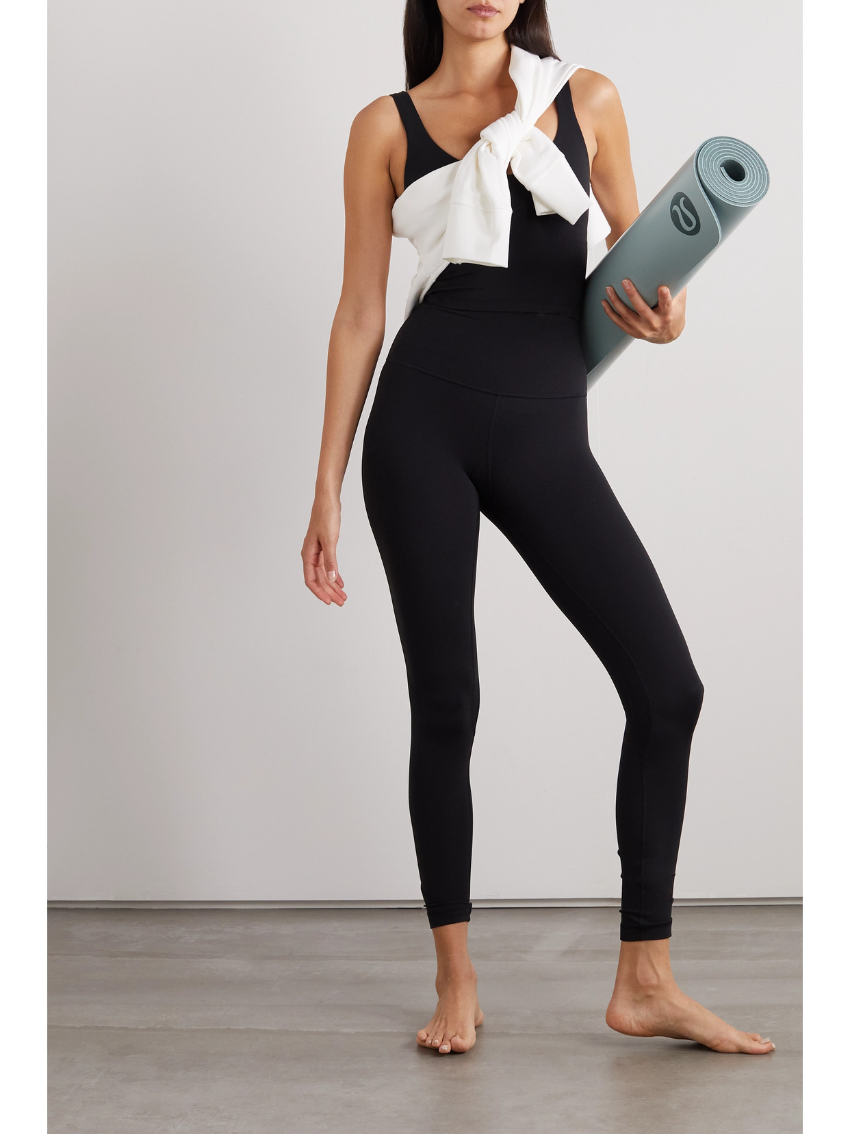 Lululemon Align Pocket-detail High-rise Stretch-knit Leggings In Black