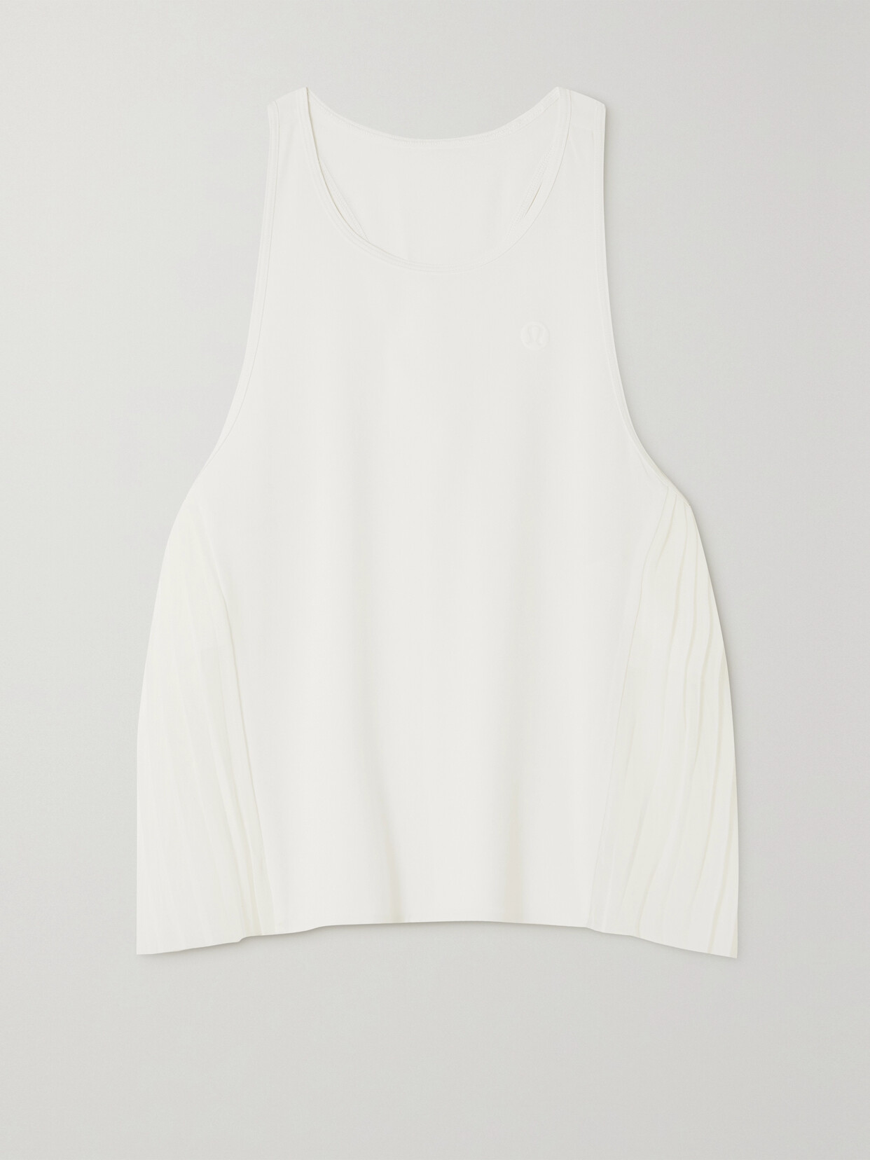 Lululemon Pleated Stretch Recycled-swift Tank In White