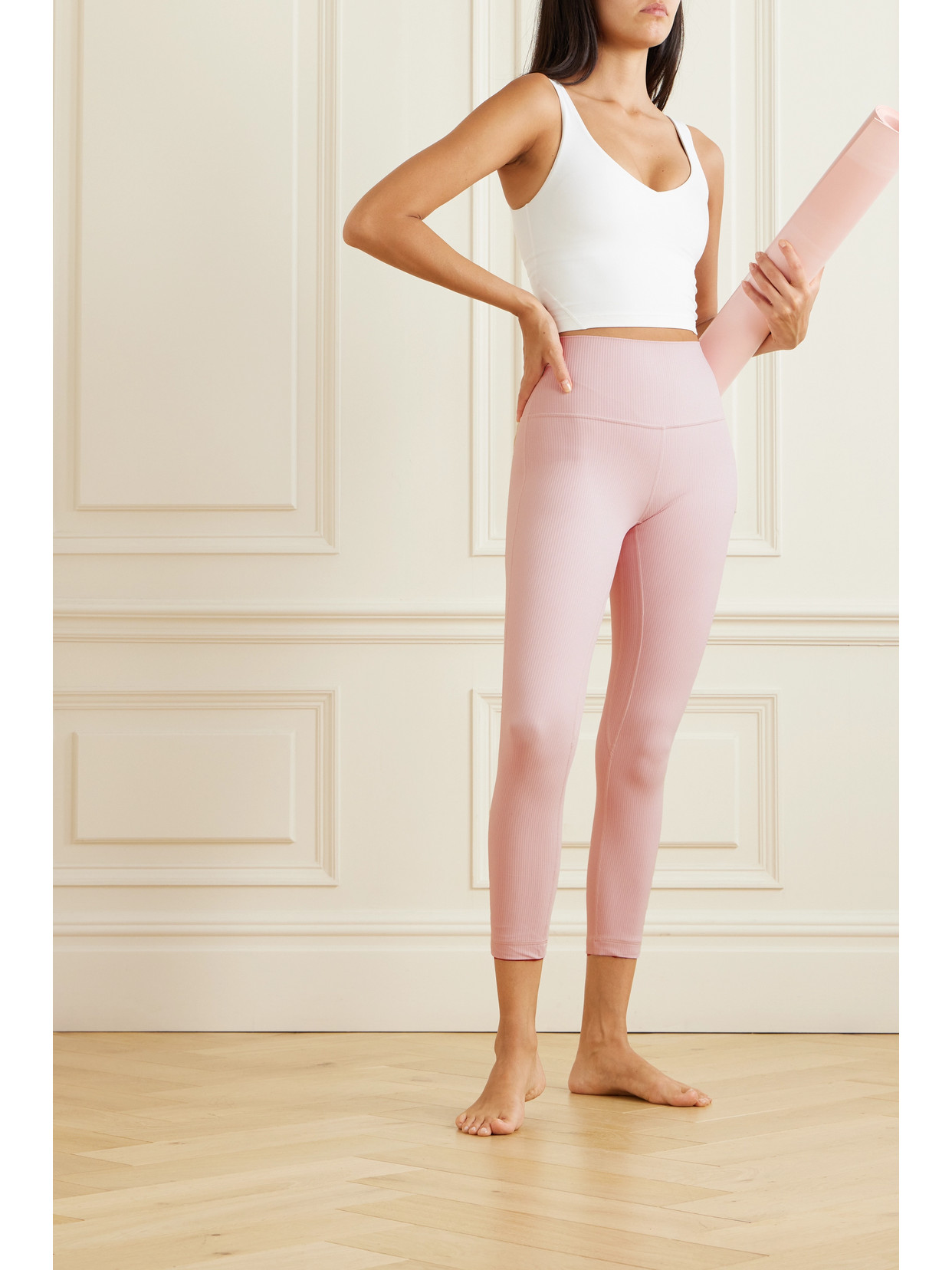 LULULEMON ALIGN RIBBED HIGH-RISE LEGGINGS