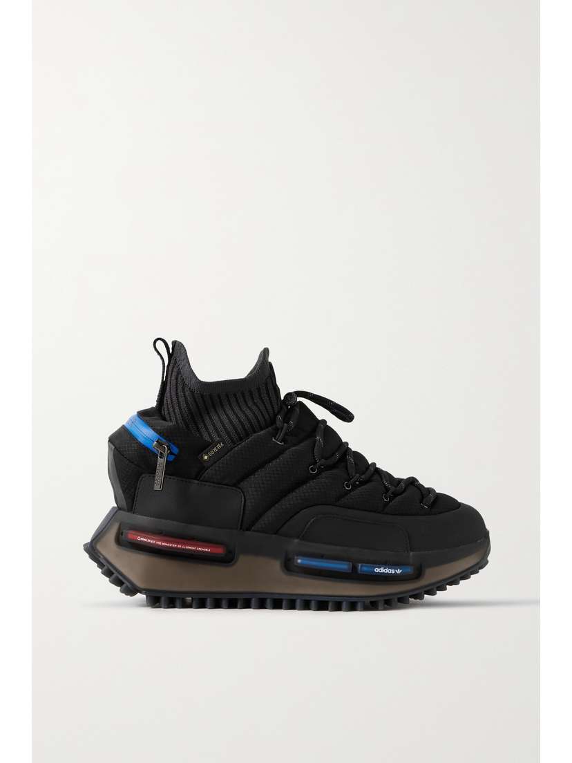 Moncler Genius + Adidas Originals Rubber-trimmed Padded Ripstop Sneakers