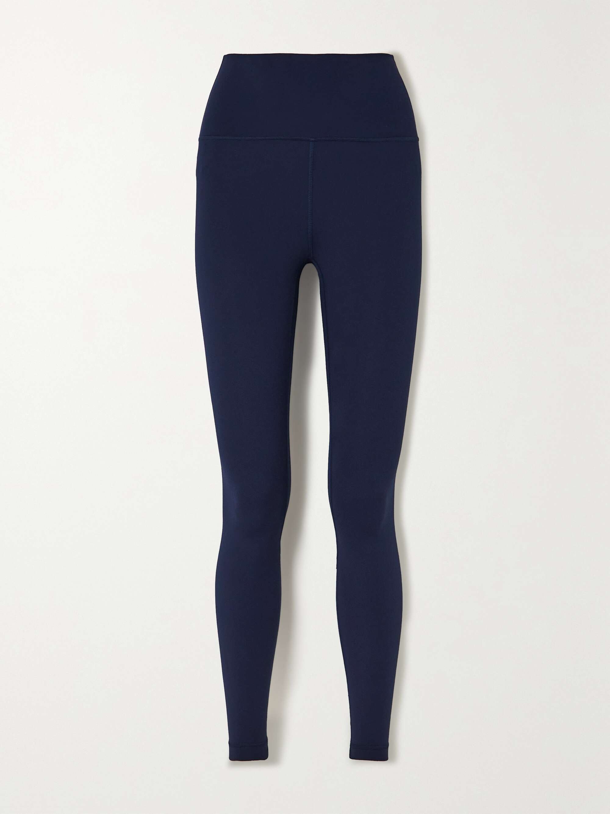 size 4 navy blue lulu leggings , small signs of wear