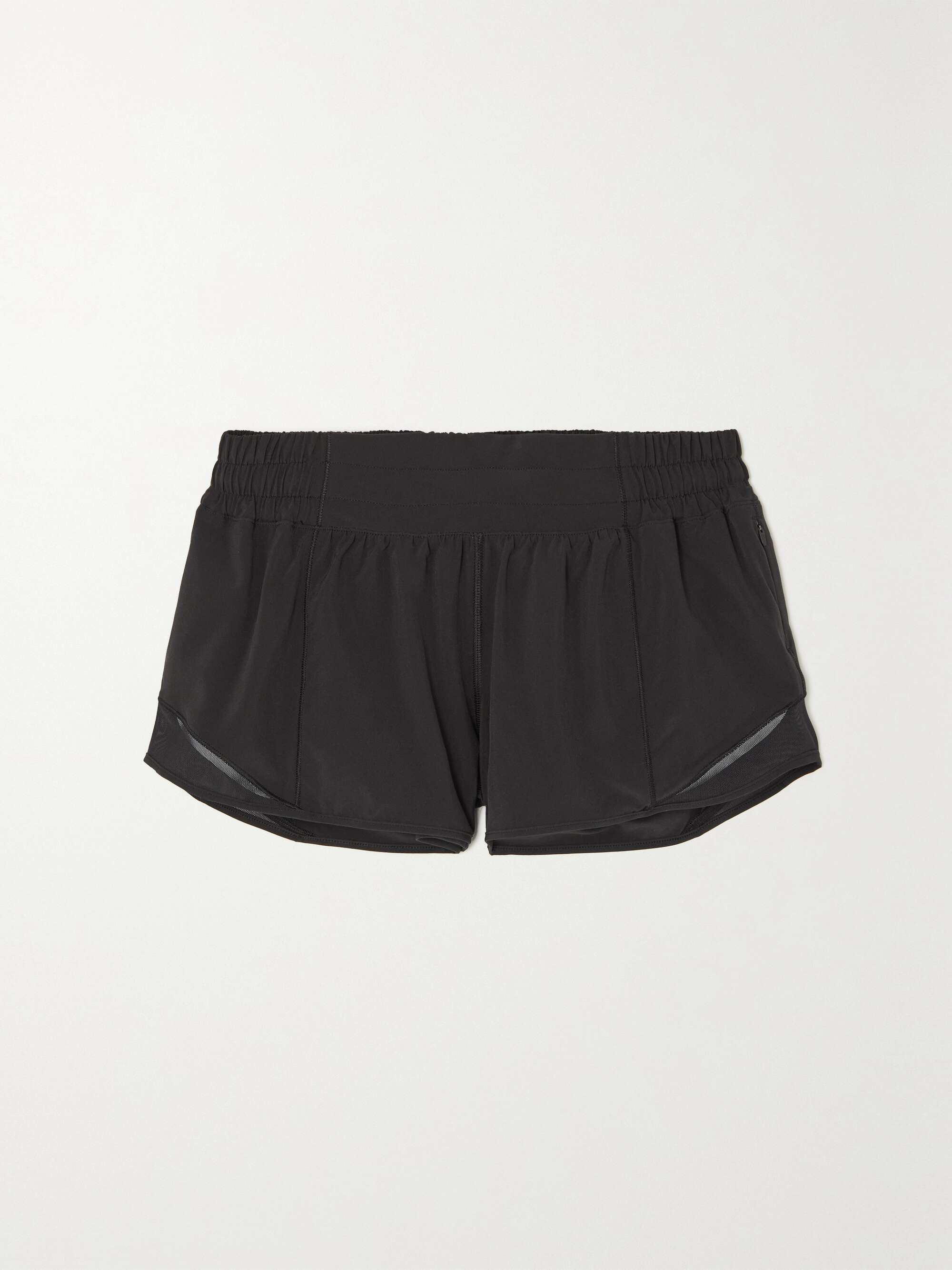 Hotty Hot low-rise mesh-paneled stretch recycled-Swift shorts - 2.5