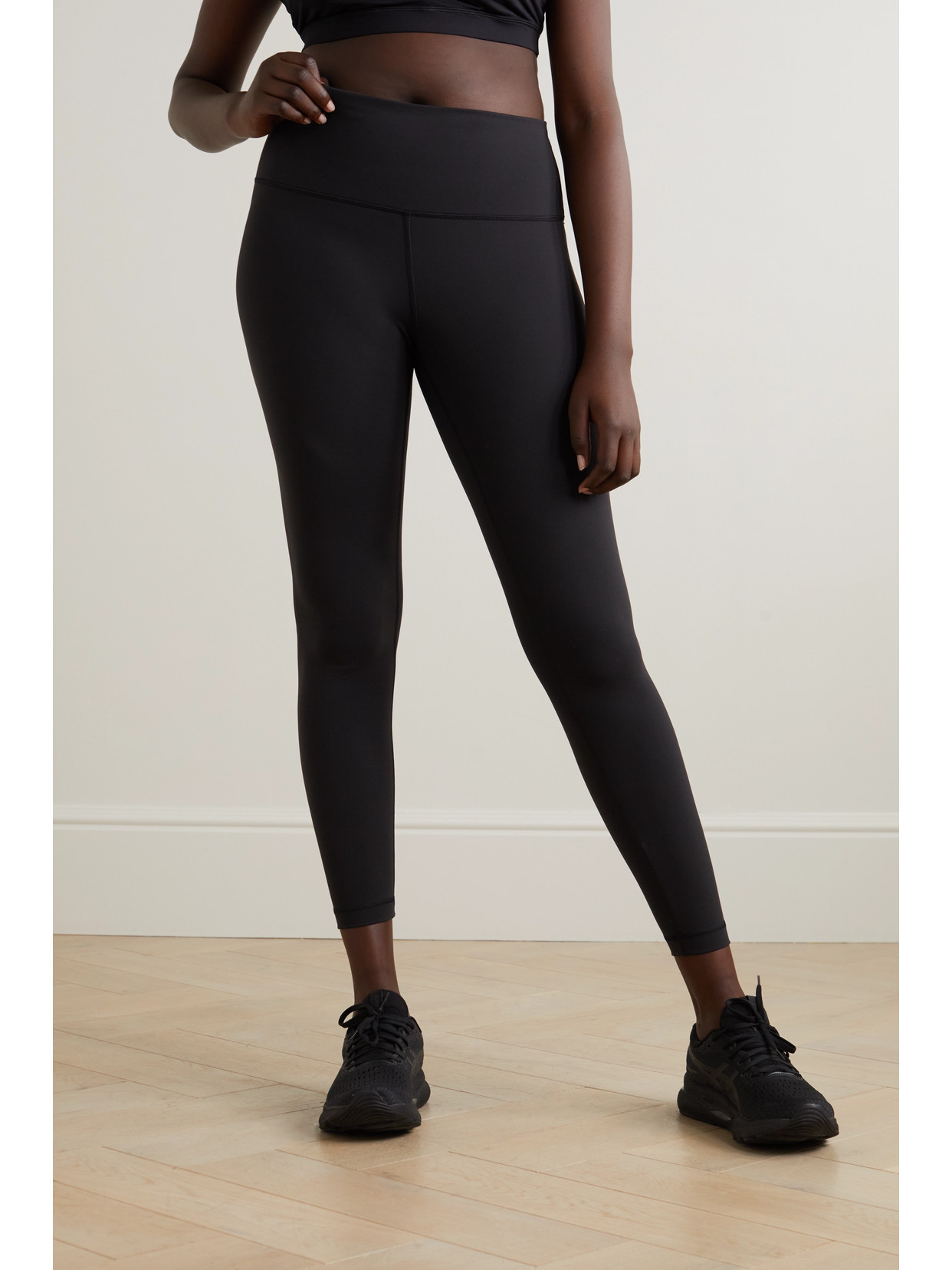 Shop Lululemon Wunder Train High-rise Leggings In Black