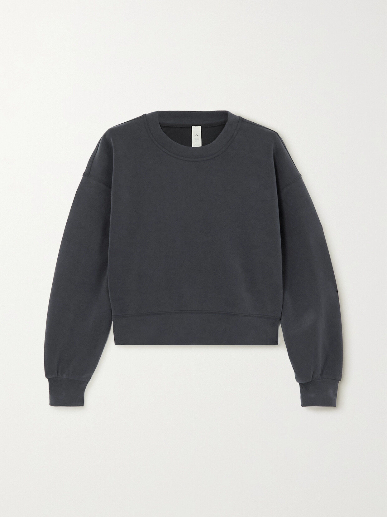 lululemon - Perfectly Oversized Cropped Stretch Recycled-softstreme Sweatshirt - Black