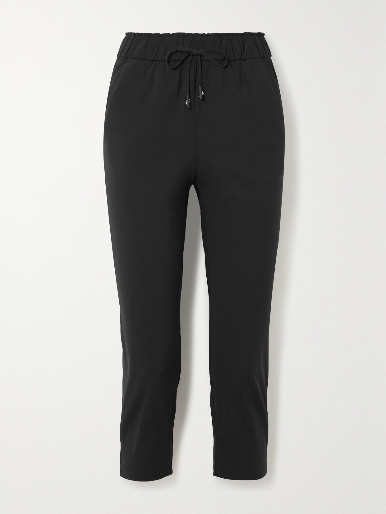 Lululemon Keep Moving Cropped Stretch Track Trousers In Black