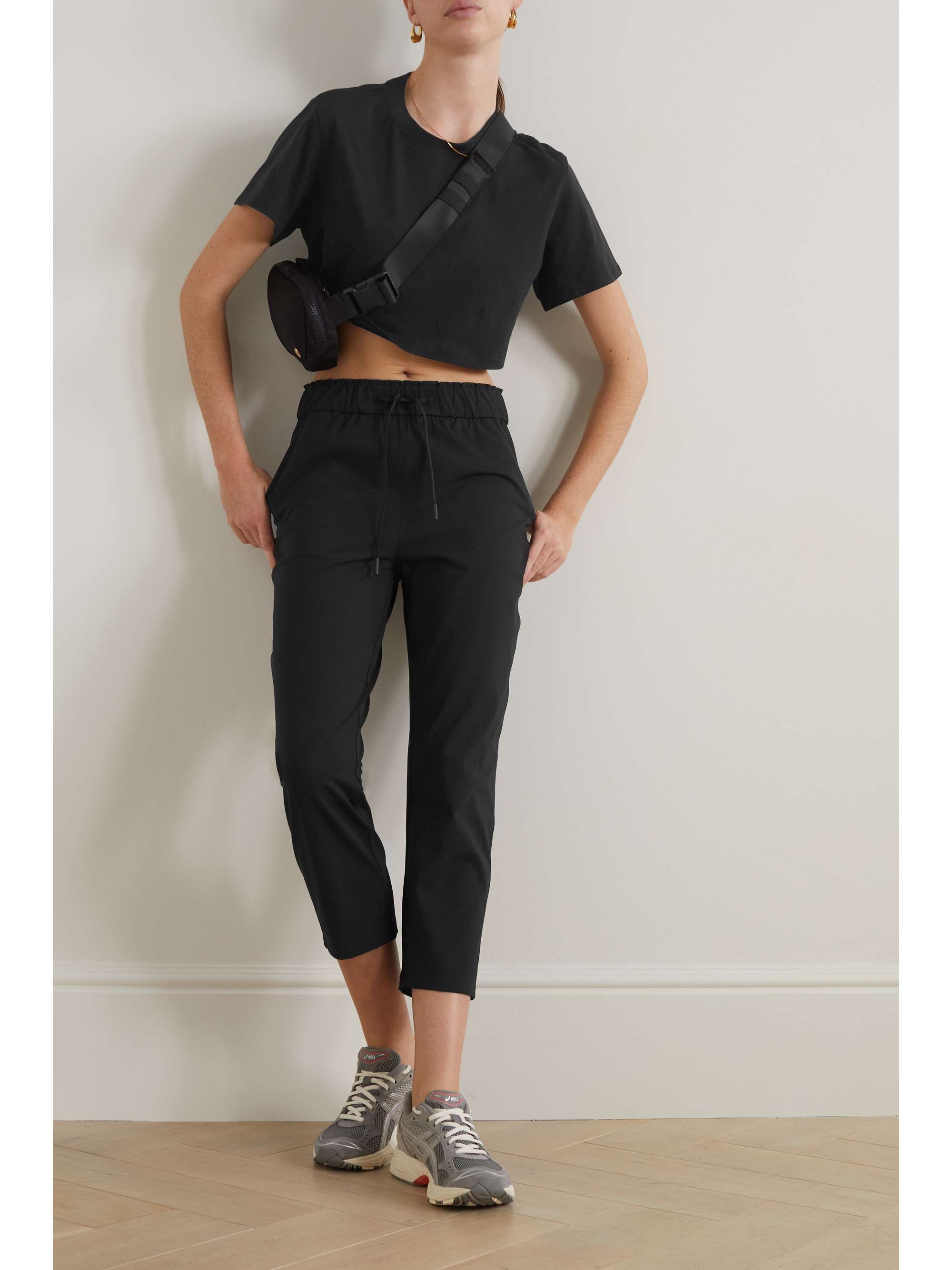 LULULEMON Keep Moving cropped stretch track pants