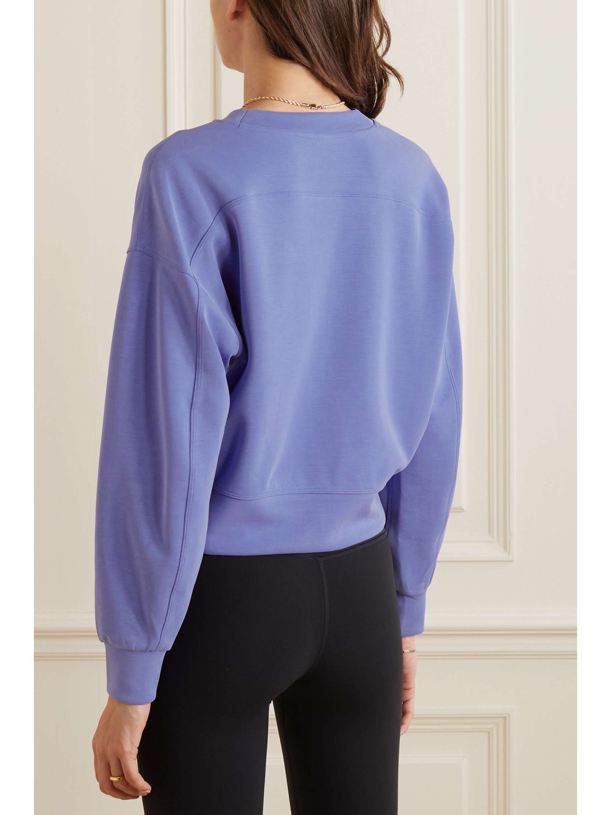 LULULEMON Perfectly Oversized cropped stretch recycled Softstreme sweatshirt