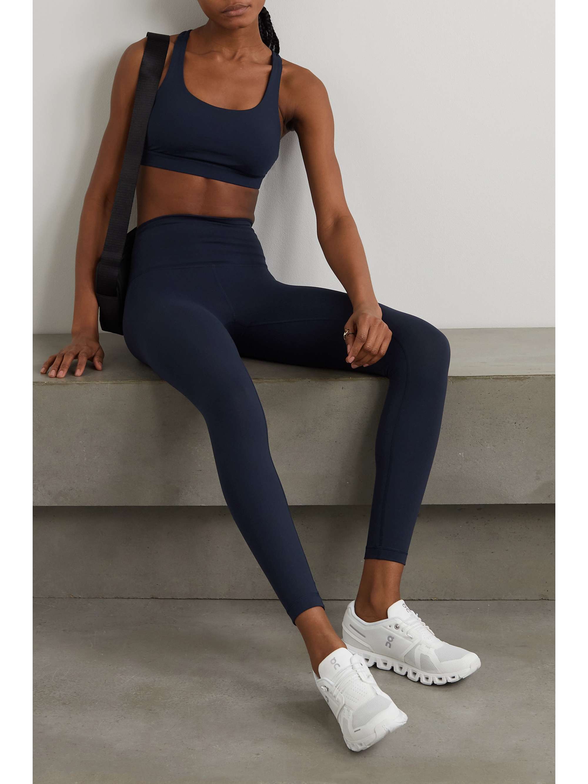 Lululemon Wunder Train High-rise Everlux™ 25'' Leggings In Navy