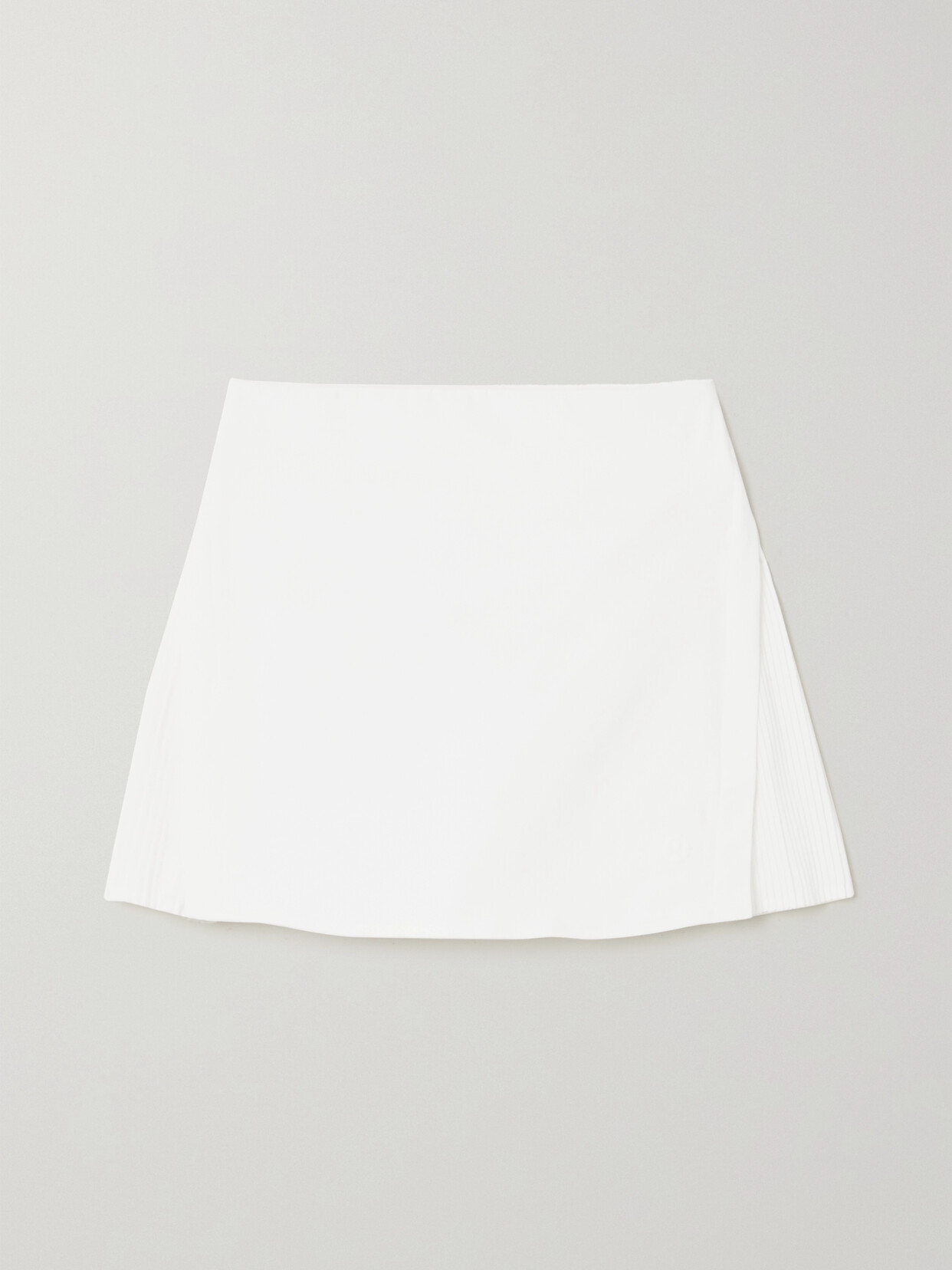 Shop Lululemon Peek Pleat High-rise Stretch Recycled-swift Tennis Skirt In White