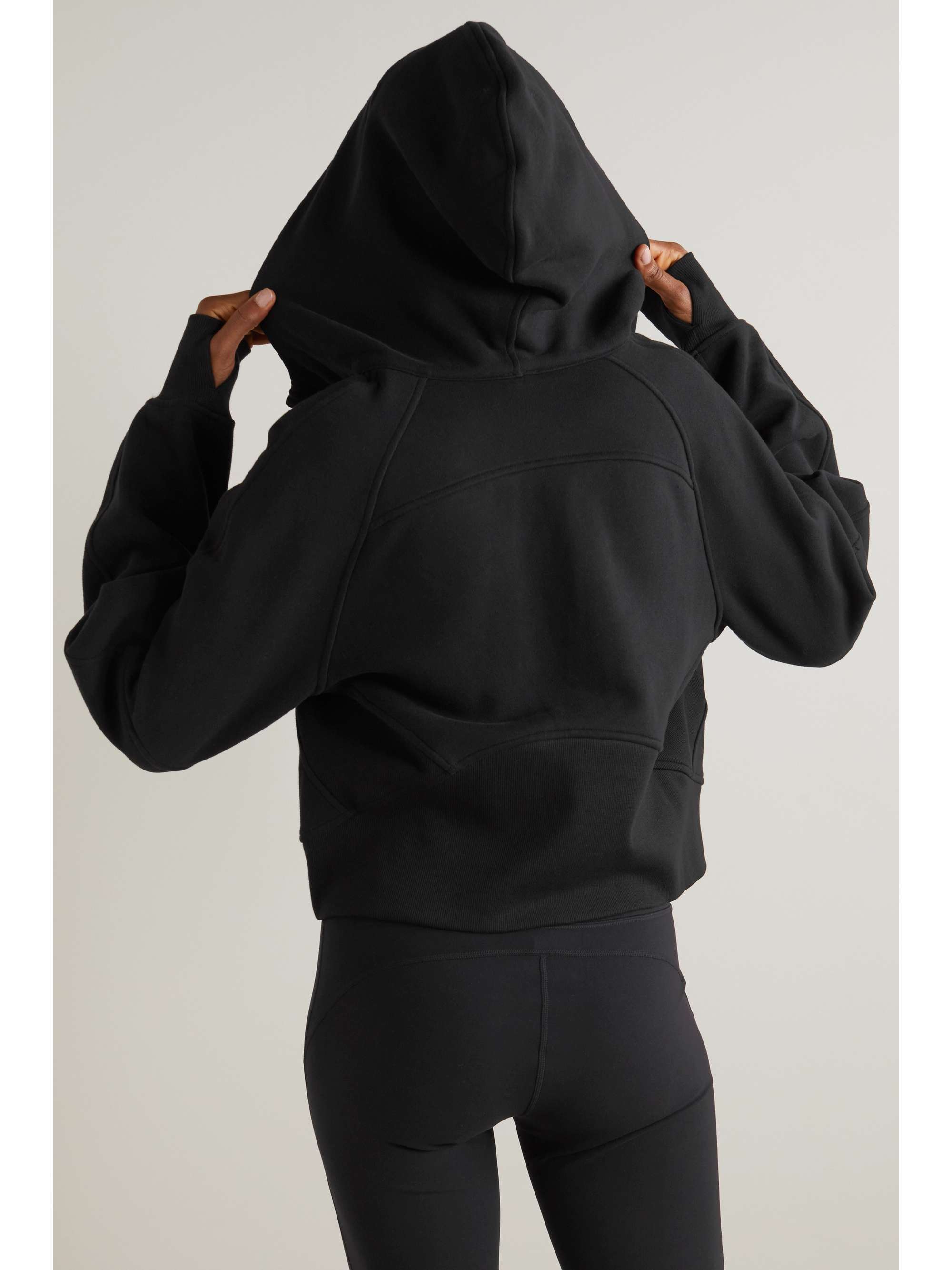 Scuba Half-Zip cotton-blend hoodie