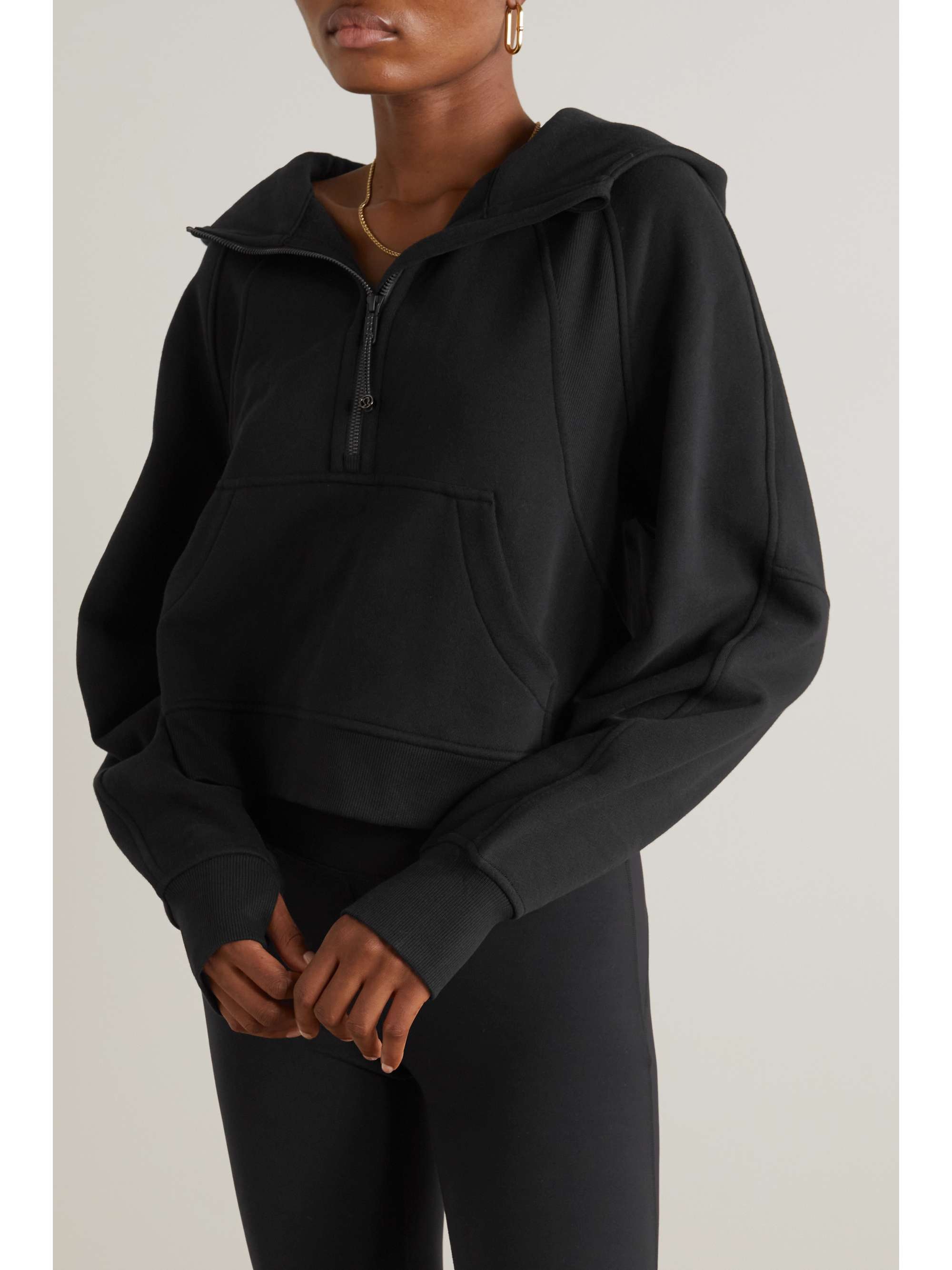 LULULEMON Scuba cotton-blend hoodie