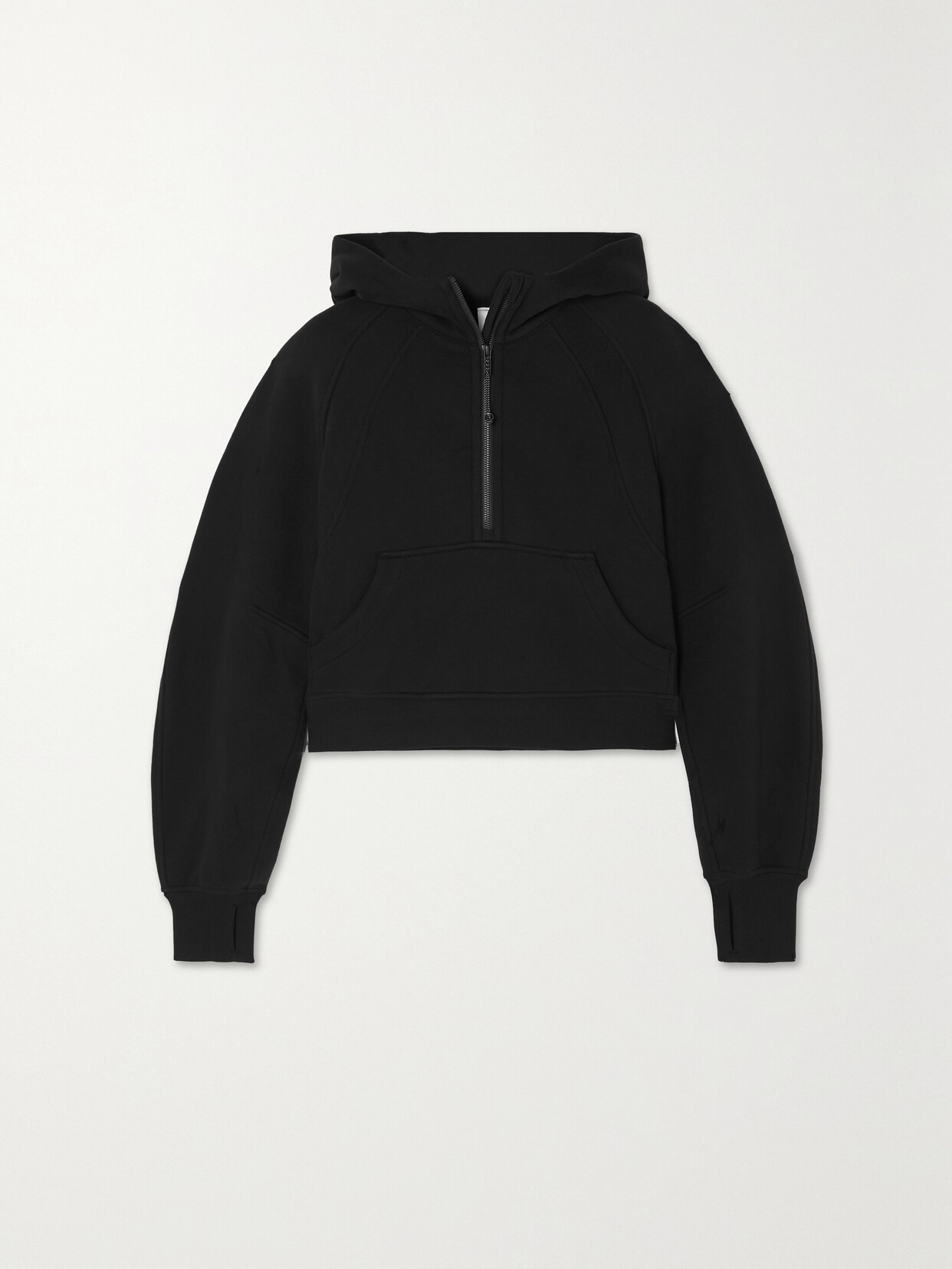 Lululemon Scuba Cotton-blend Hoodie In Black