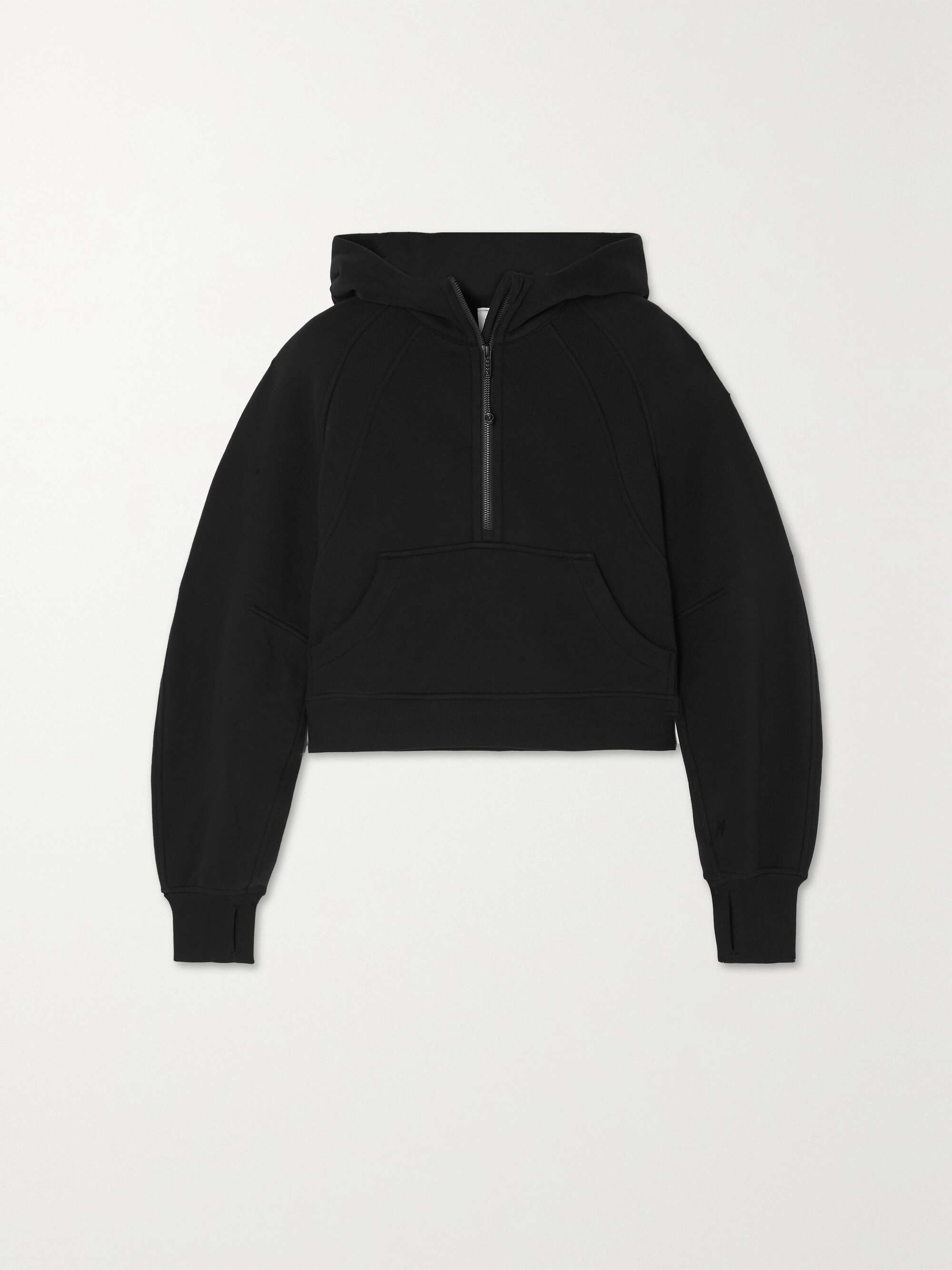 Scuba Half-Zip cotton-blend hoodie