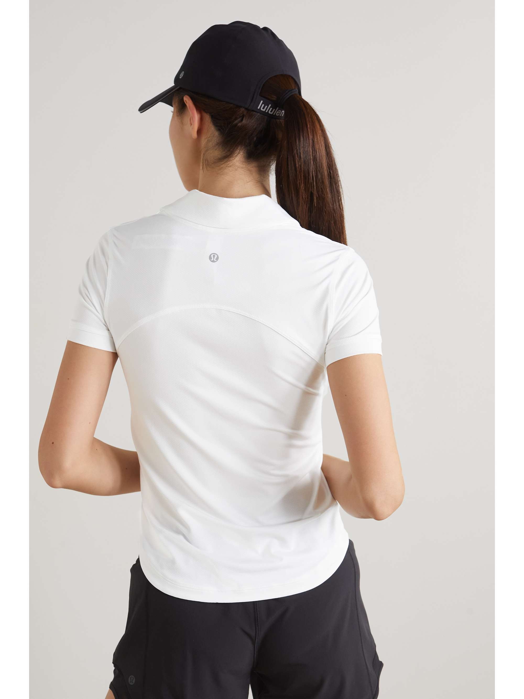 LULULEMON Stretch recycled-jacquard polo shirt