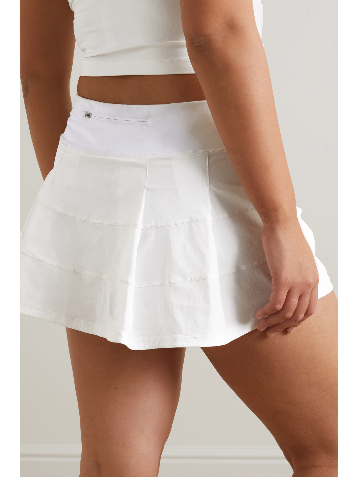 Lululemon Pace Rival Swift Mini Skirt In White