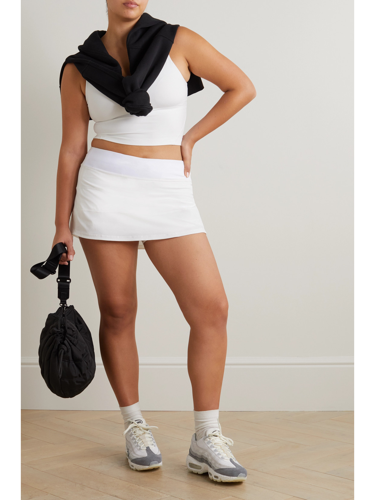 Lululemon Pace Rival Swift Mini Skirt In White