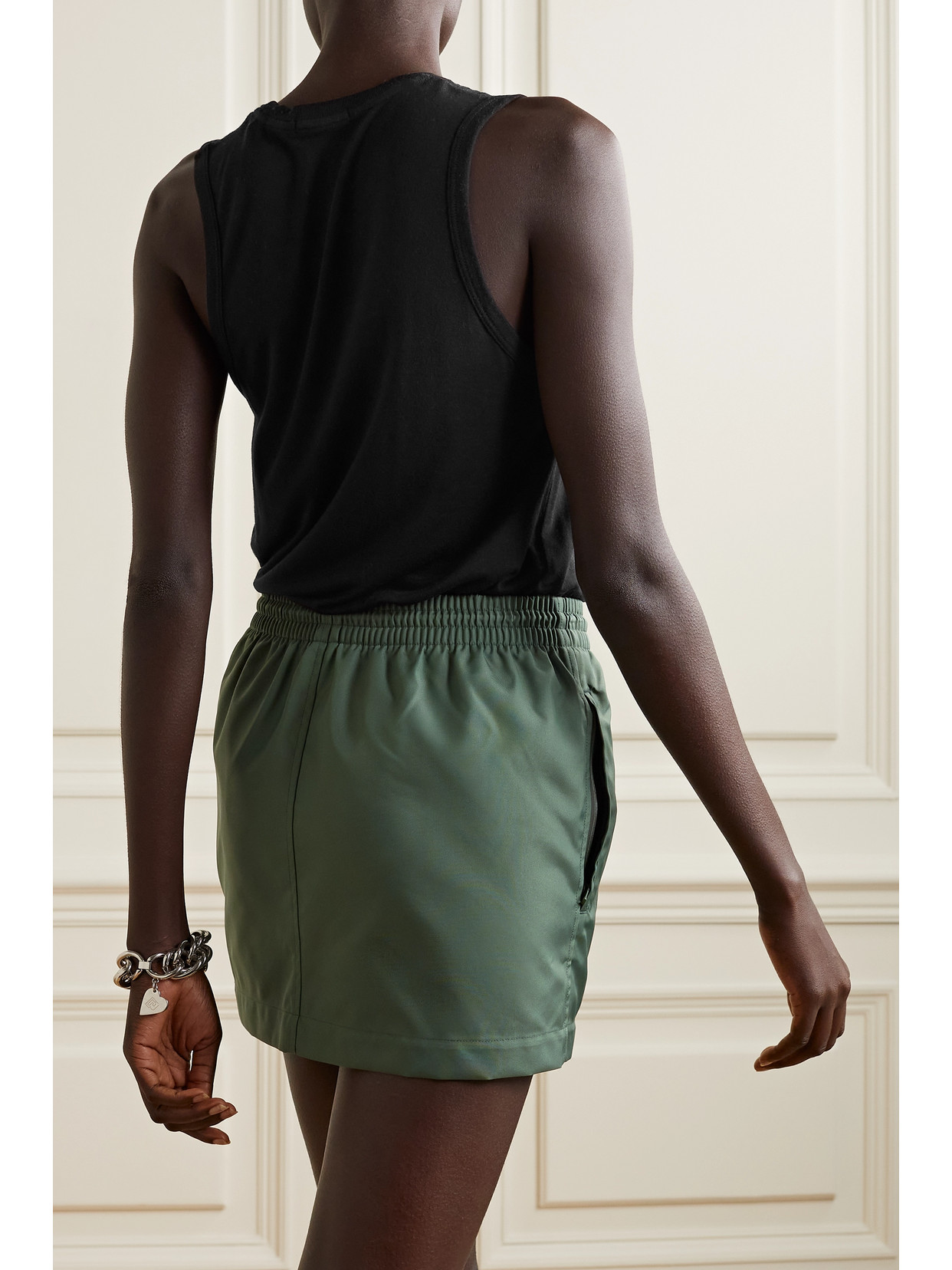 Atm Anthony Thomas Melillo Asymmetric Modal-jersey Tank In Black