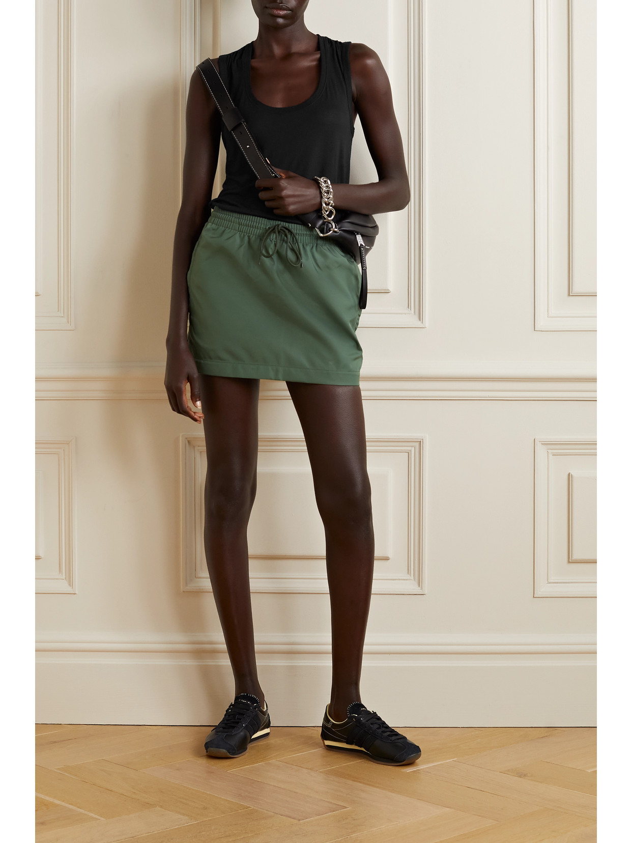 Atm Anthony Thomas Melillo Asymmetric Modal-jersey Tank In Black