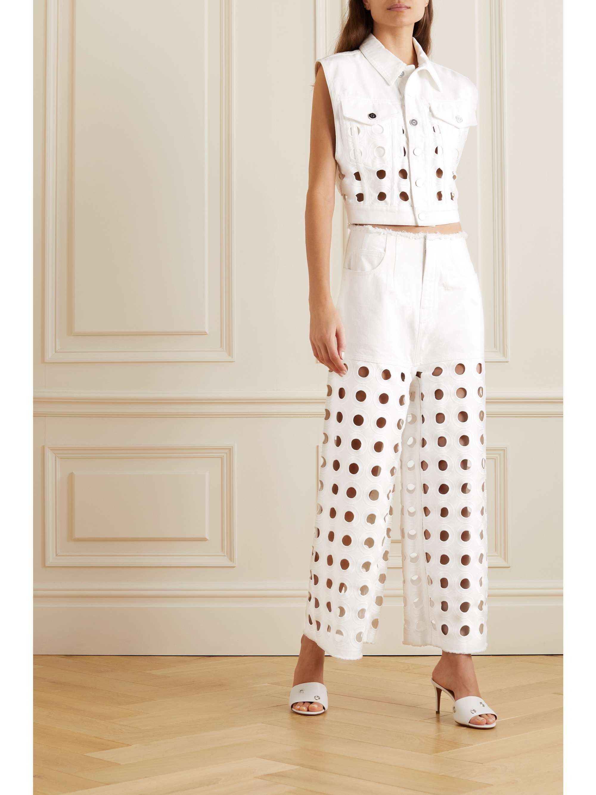 THE ATTICO Eliza asymmetric wool-blend shirt | NET-A-PORTER THE ATTICO Eliza asymmetric wool-blend shirt | NET-A-PORTER