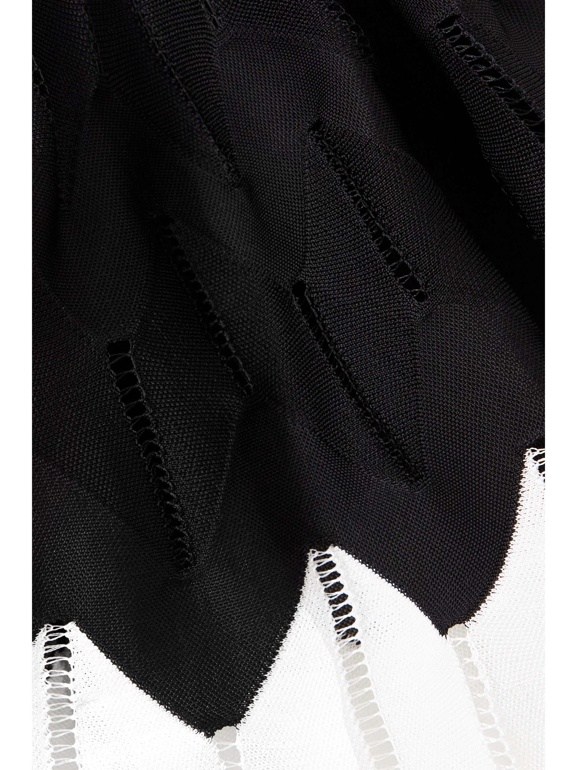 ALAÏA Scalloped knitted mini dress