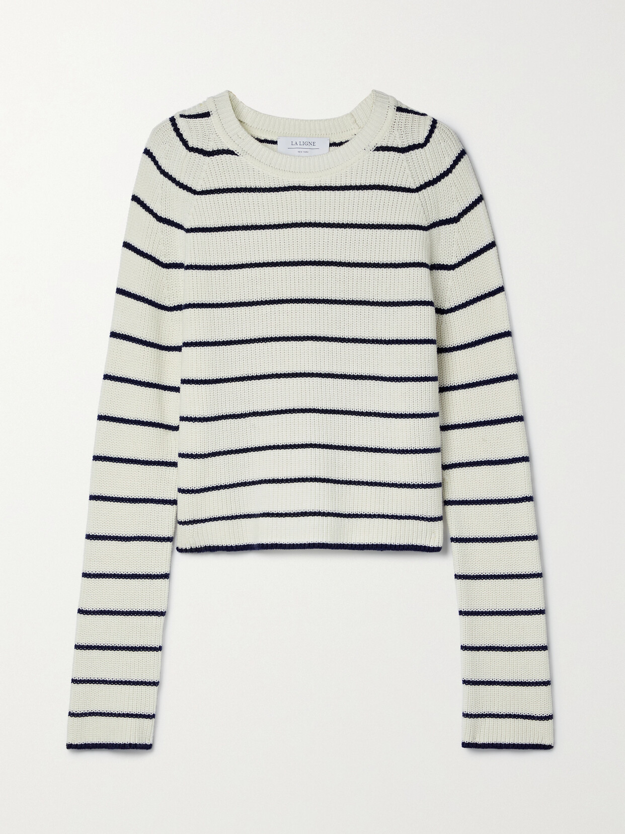 La Ligne - Ribbed Cotton-blend Sweater - Cream