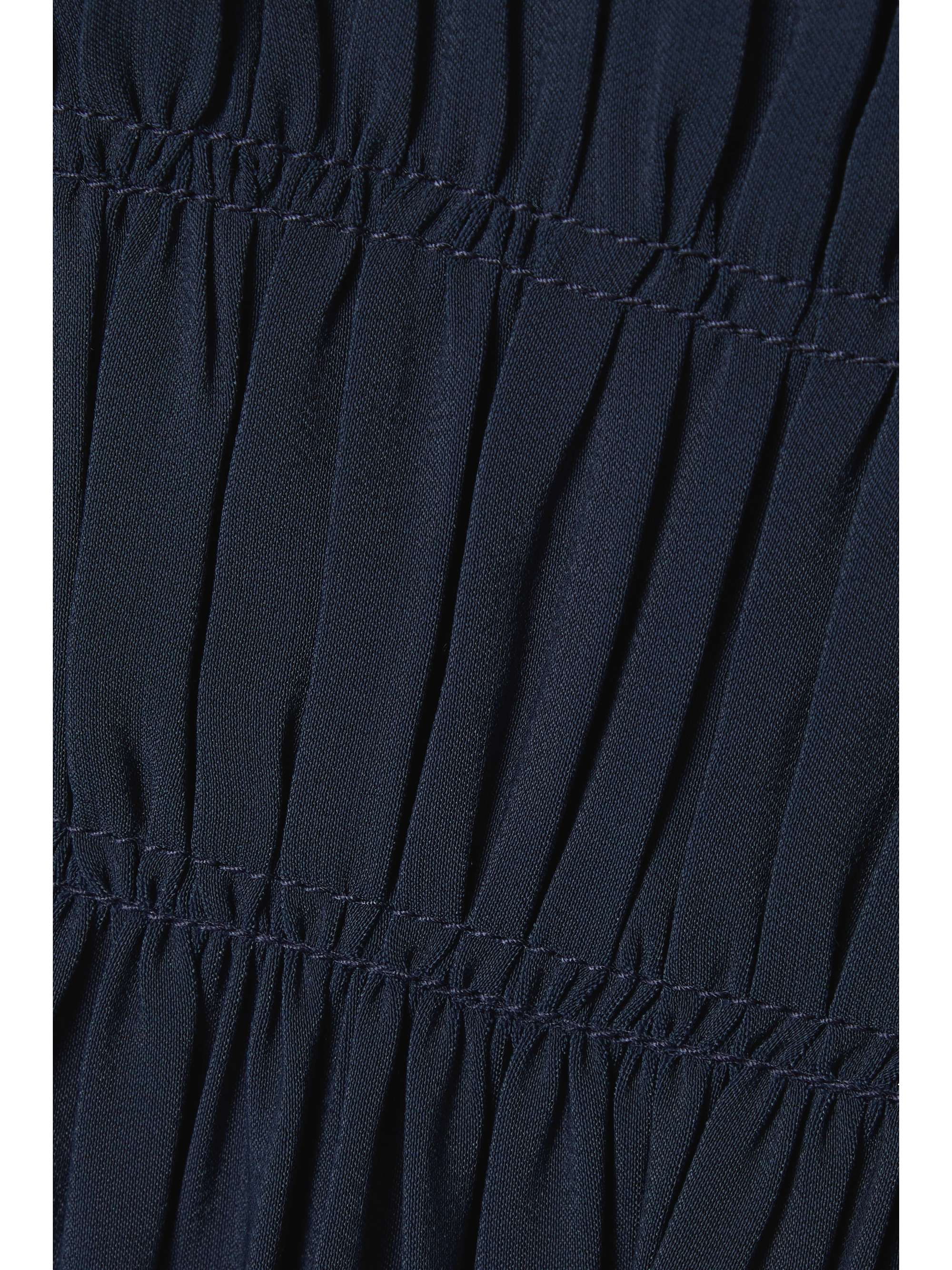 LA LIGNE Gathered crepe midi dress