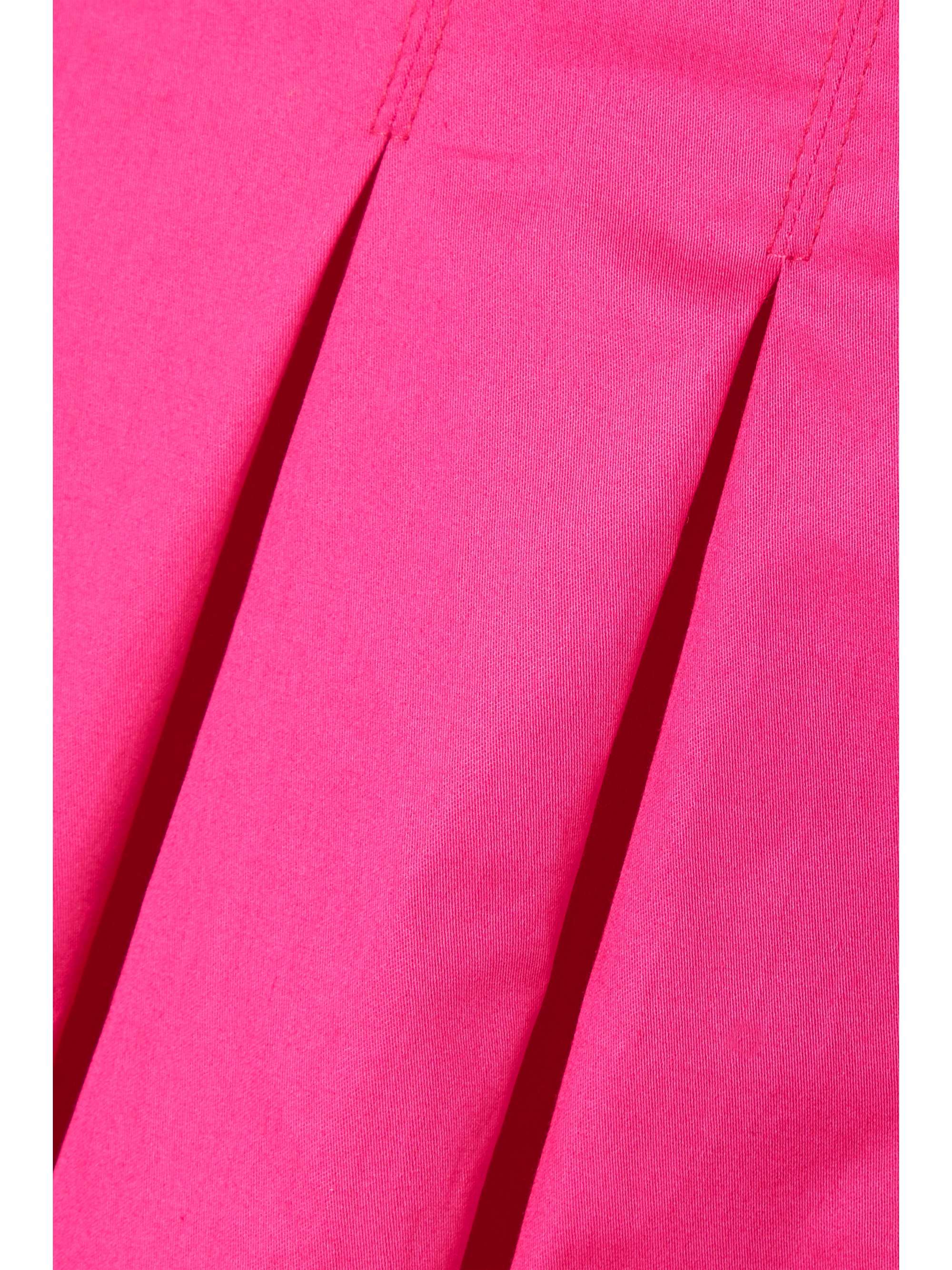 LA LIGNE Pleated cotton-poplin midi dress