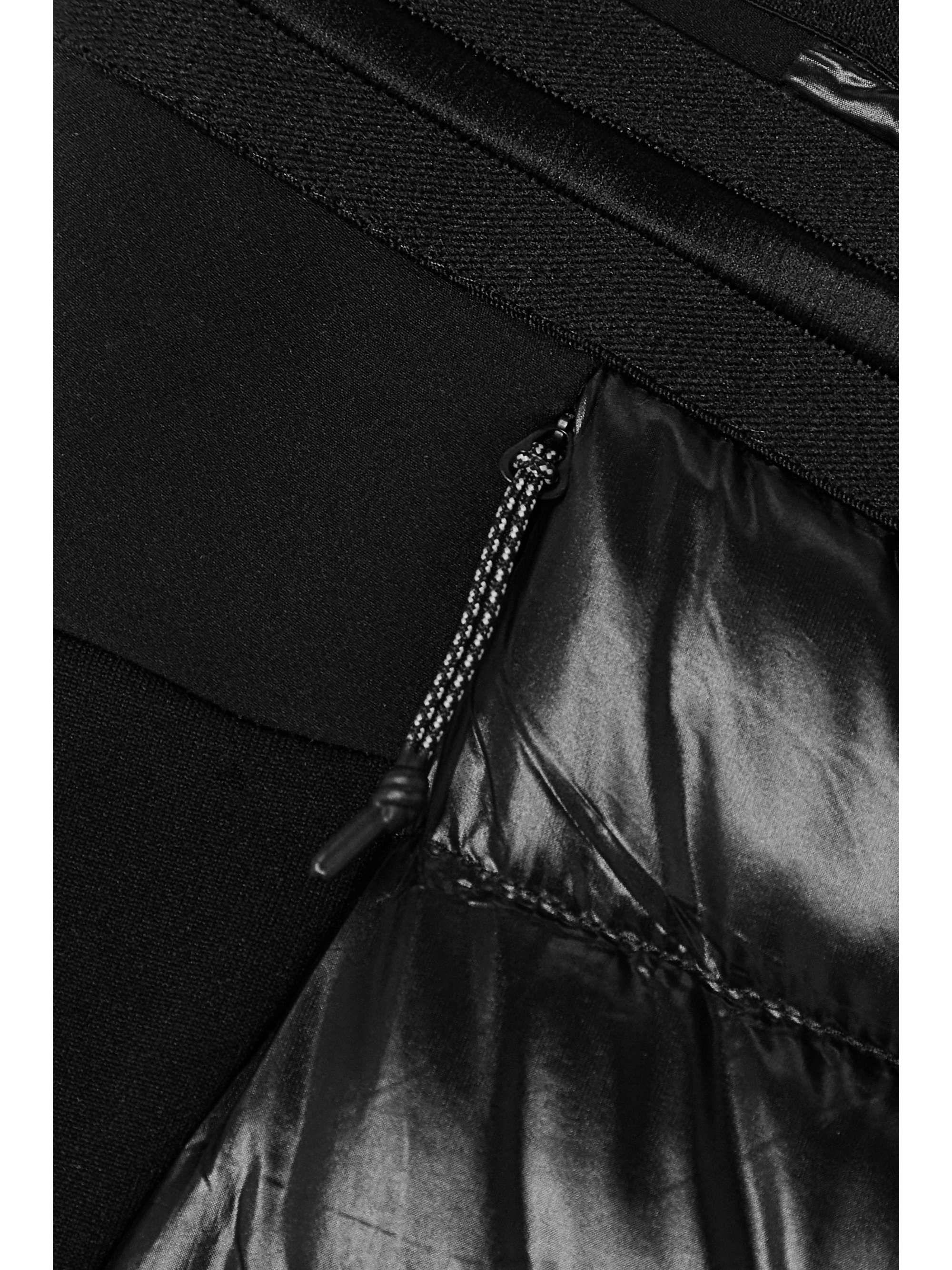 HOLDEN Quilted shell and stretch-jersey down tapered pants