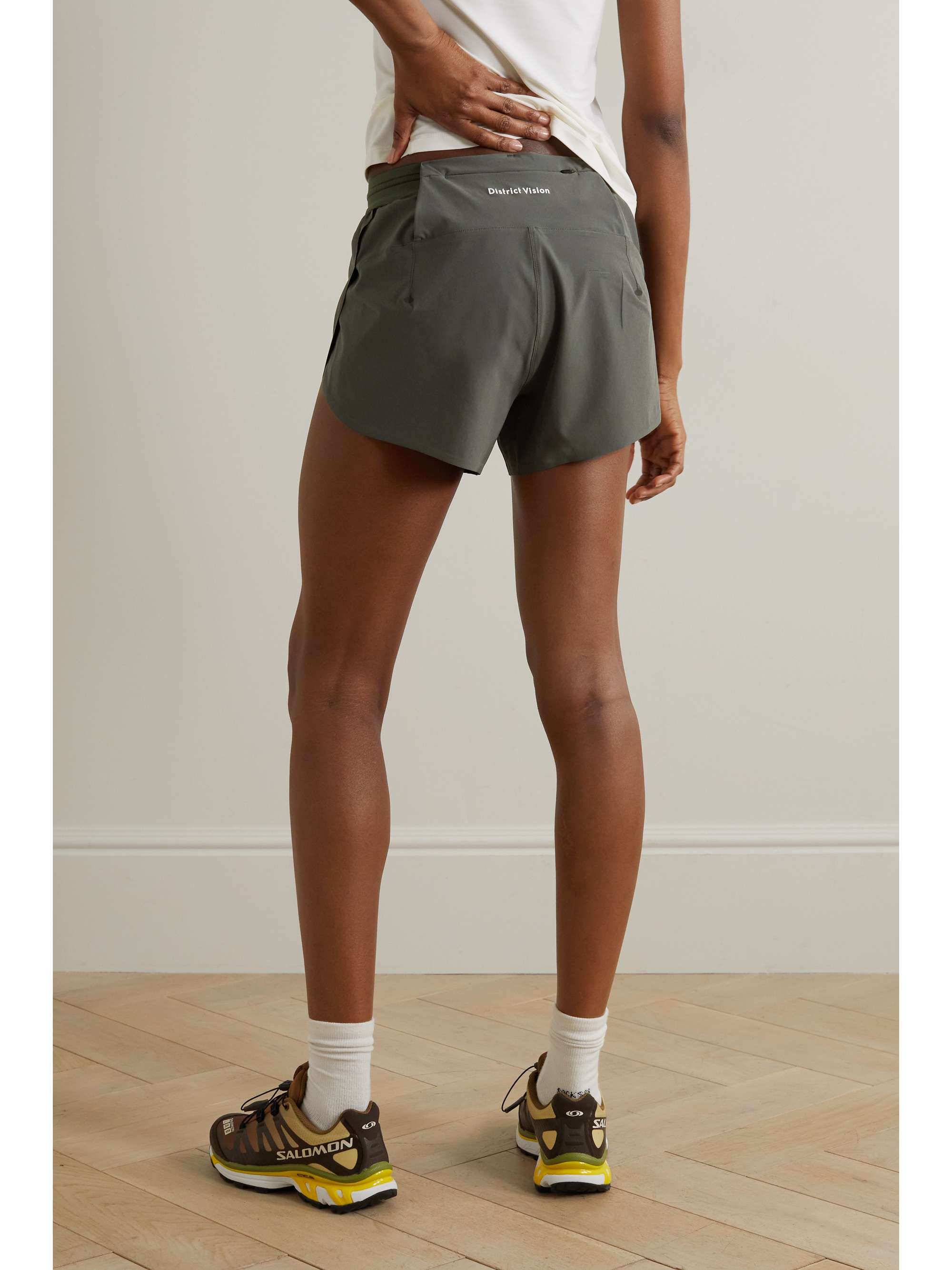 DISTRICT VISION Vedana printed stretch-shell shorts