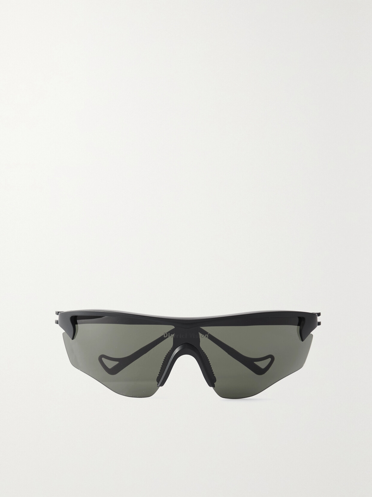 District Vision Junya Racer D-frame Acetate Sunglasses In Black | ModeSens