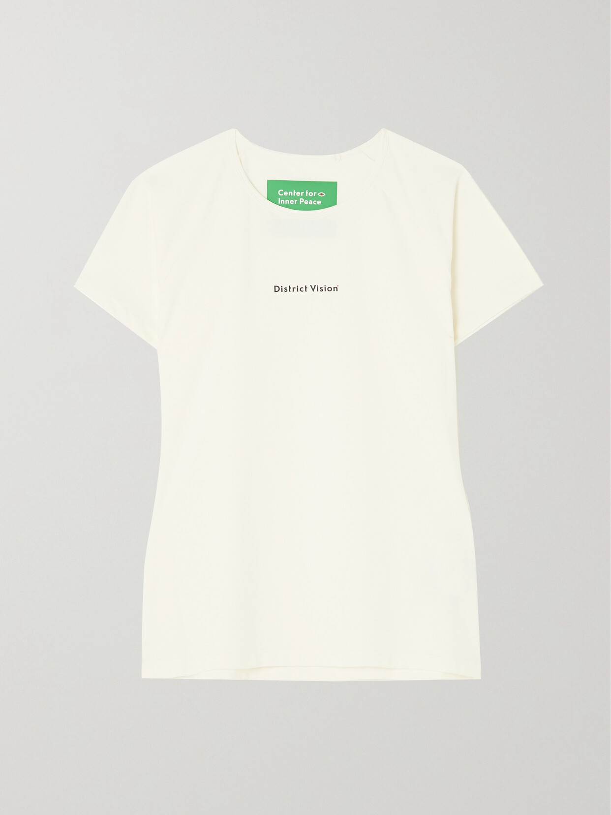 District Vision Deva Printed Stretch T-shirt In White
