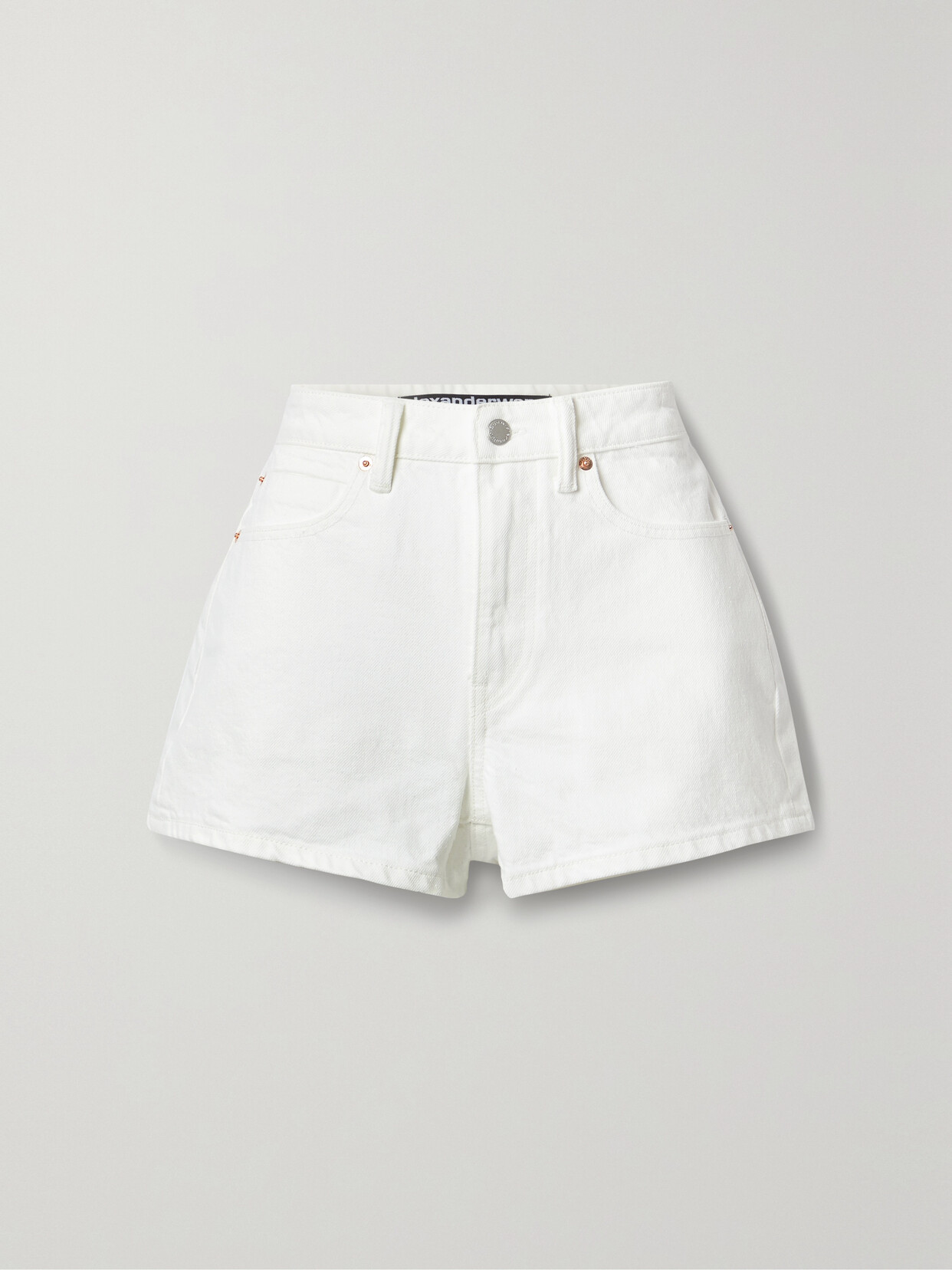 Alexander Wang - Shorty Denim Shorts - White