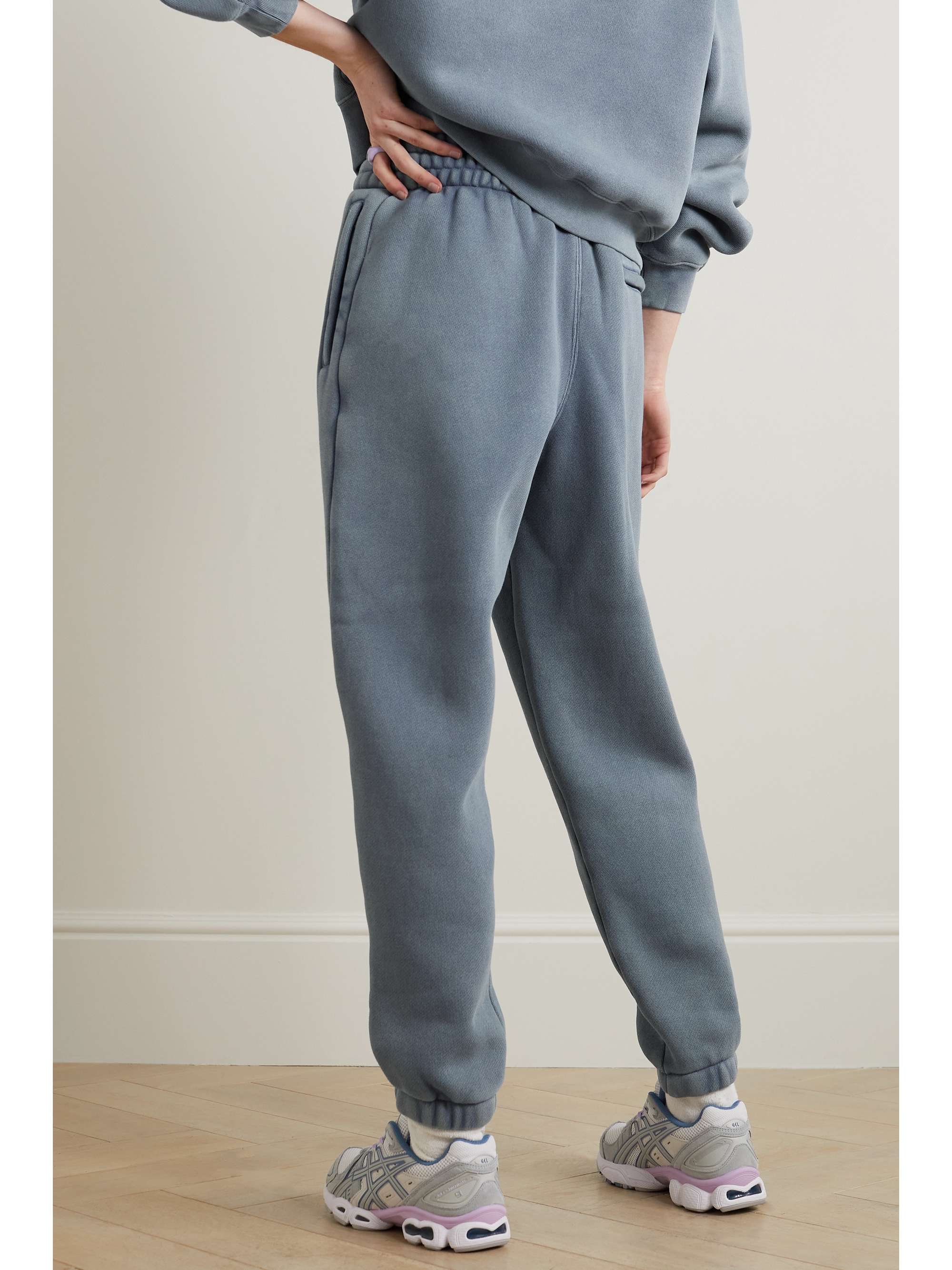 T BY ALEXANDER WANG Essential flocked cottonblend jersey sweatpants