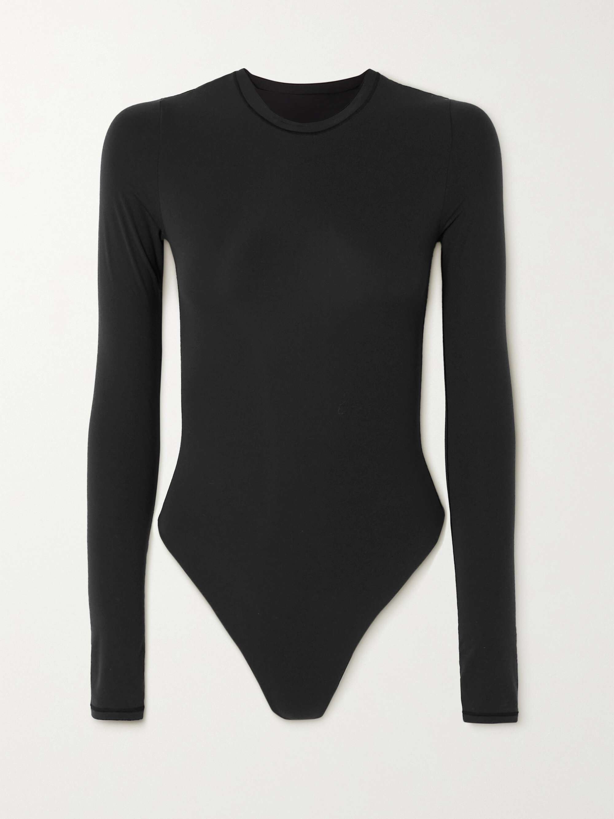 Long sleeve crew neck bodysuit sale