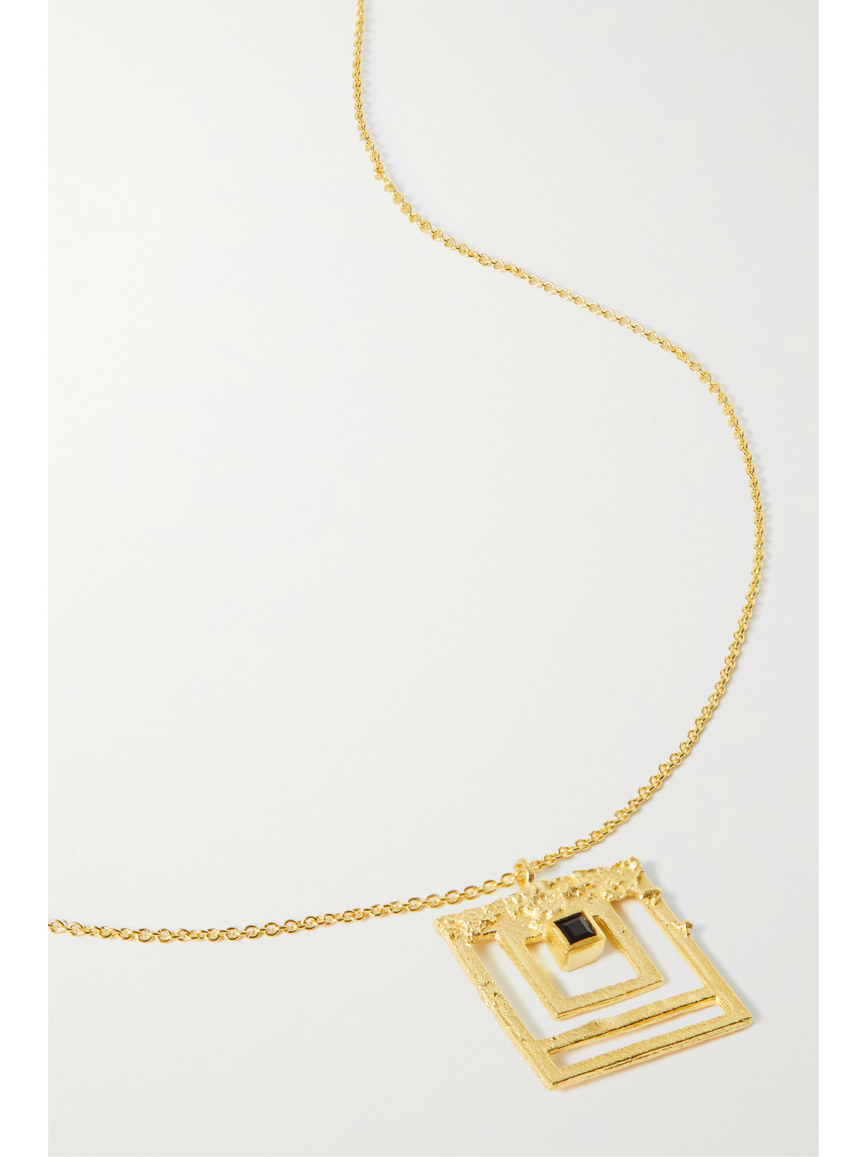 Khaite X Elhanati 24kt Gold-plated Silver Pendant Necklace