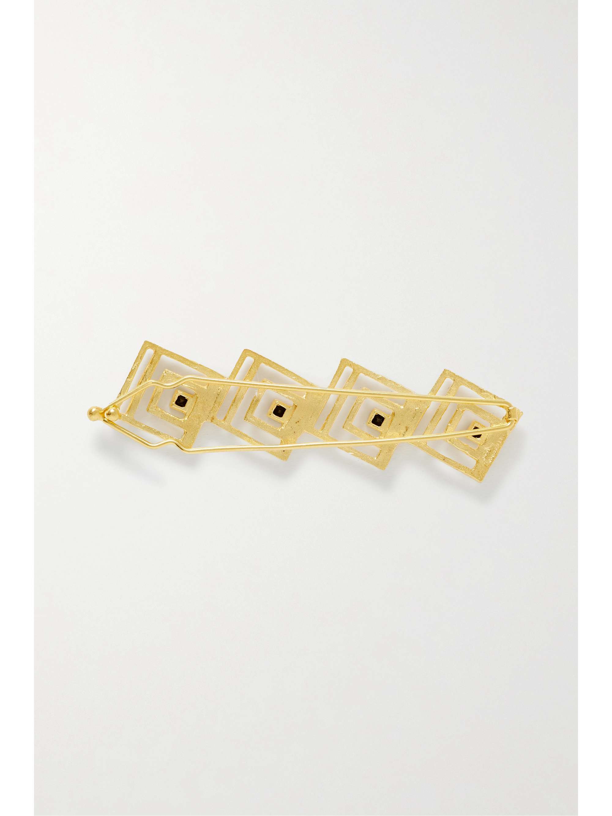 KHAITE + Elhanati gold-plated spinel hairclip