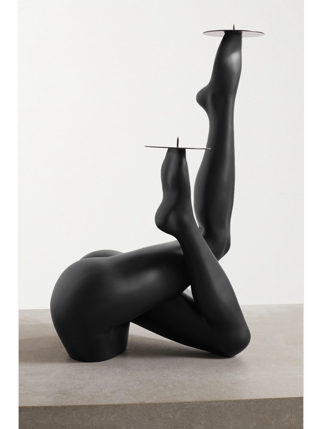 Anissa Kermiche - Legs 11 Resin Candle Holder - Black