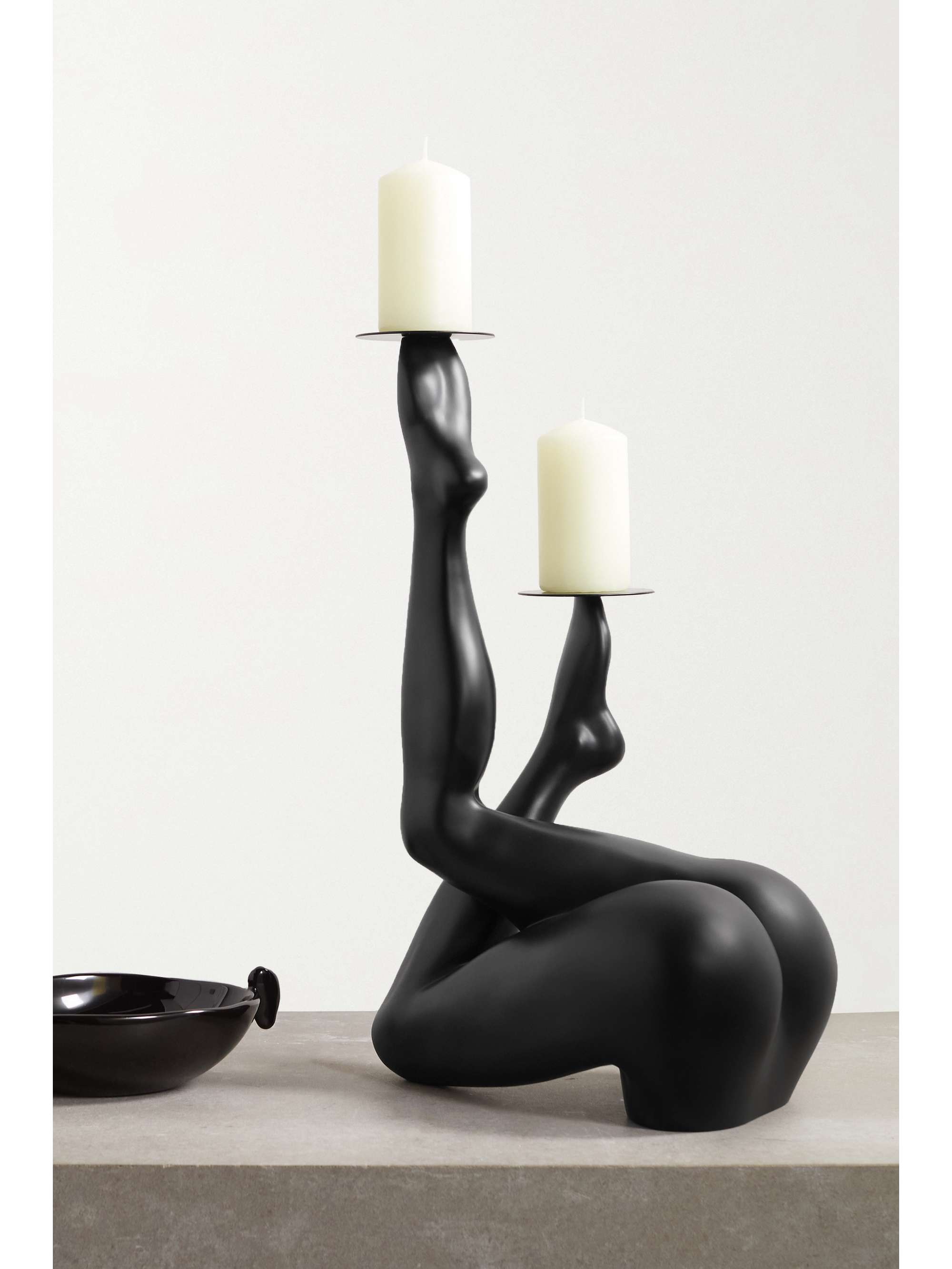 ANISSA KERMICHE Legs 11 resin candle holder