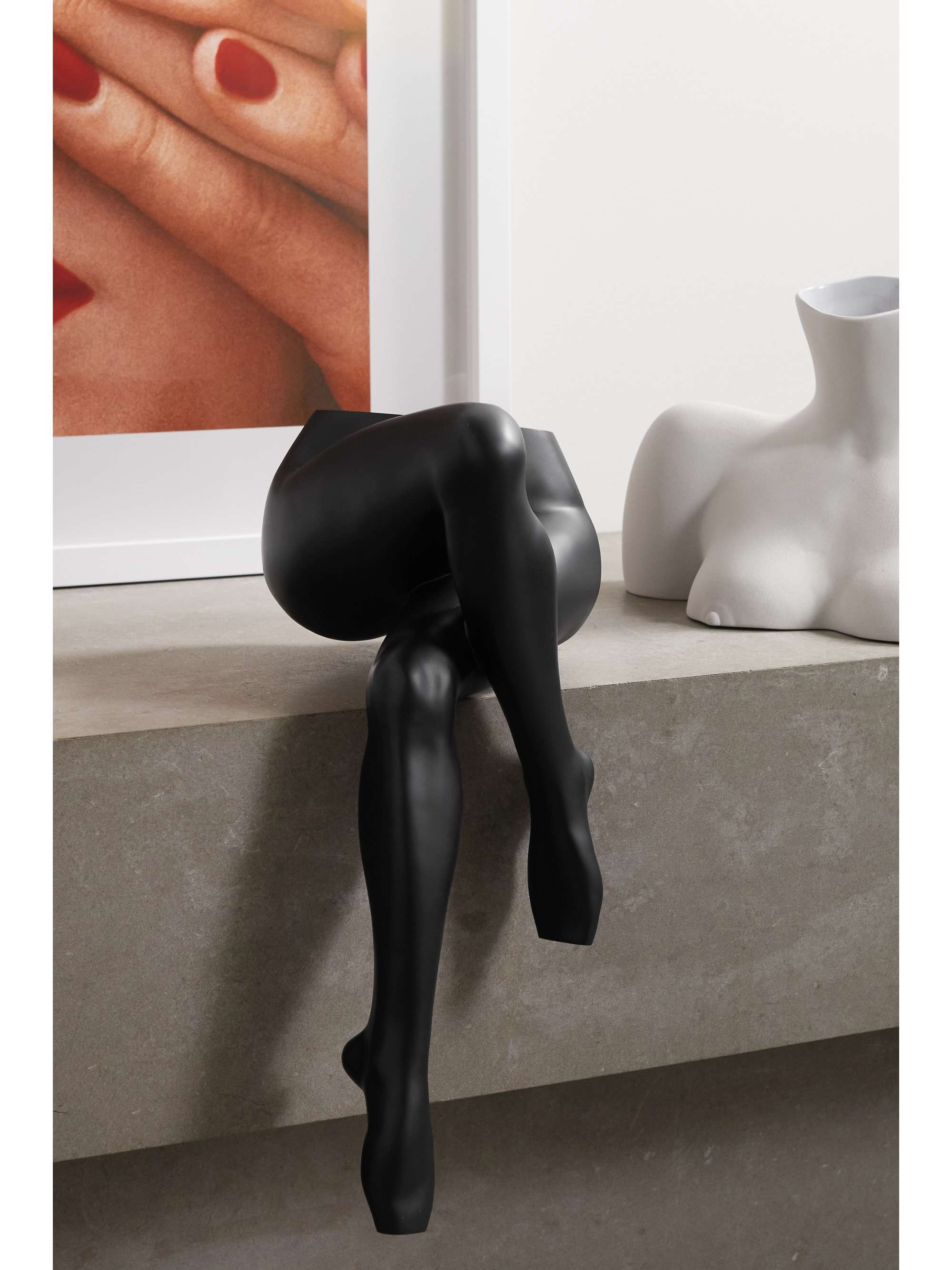 ANISSA KERMICHE Legs 11 resin candle holder