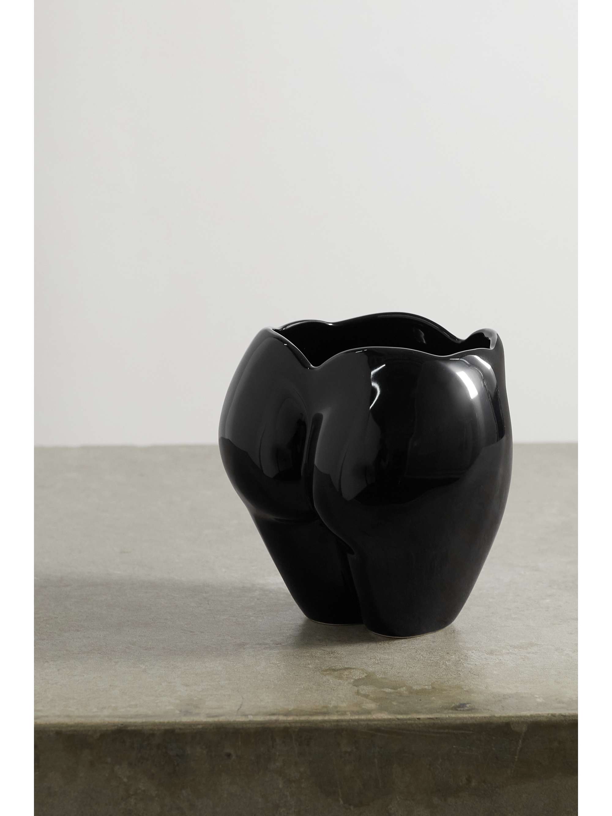 ANISSA KERMICHE Bottom of my Heart glazed ceramic vase