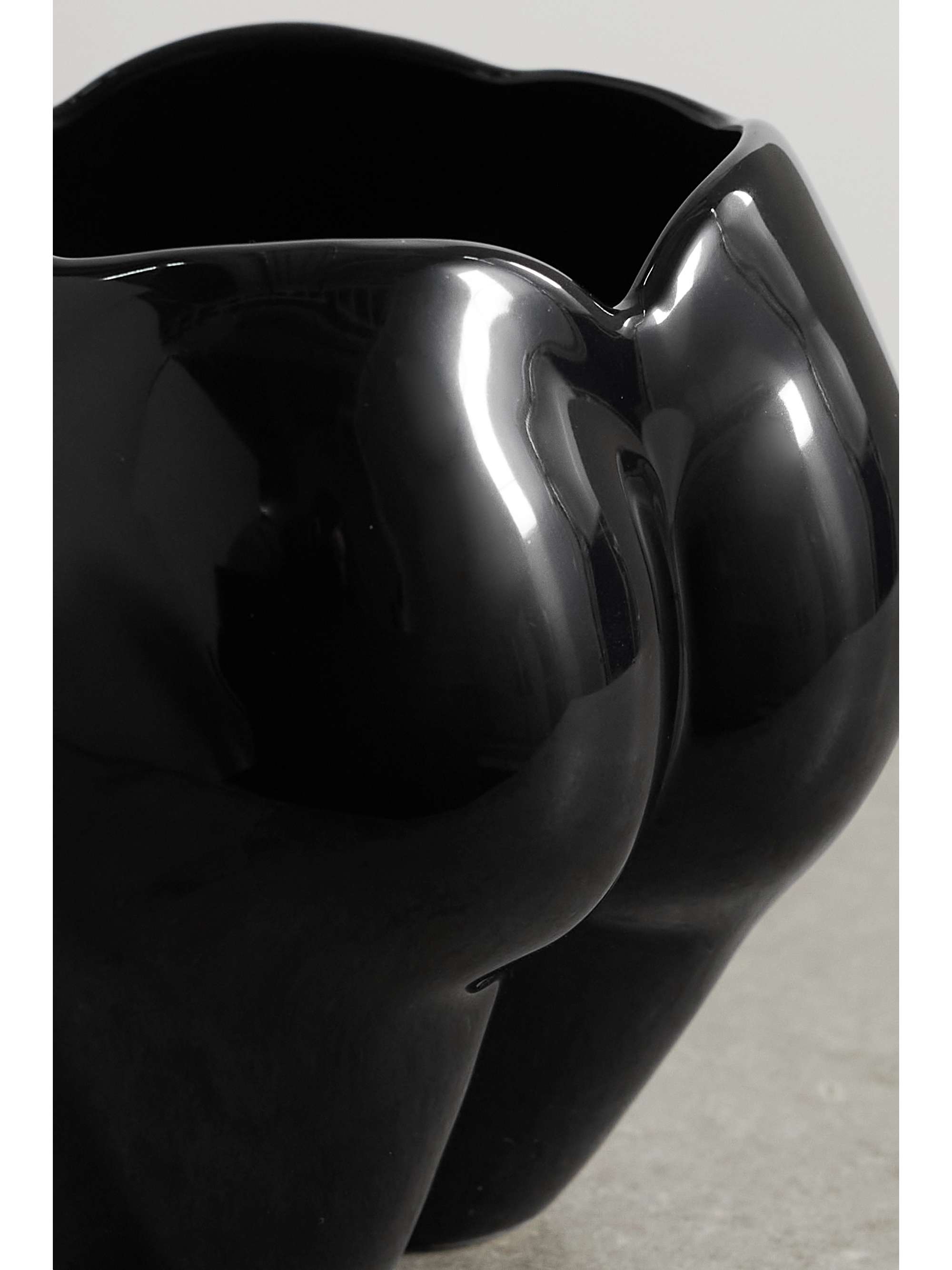 ANISSA KERMICHE Bottom of my Heart glazed ceramic vase